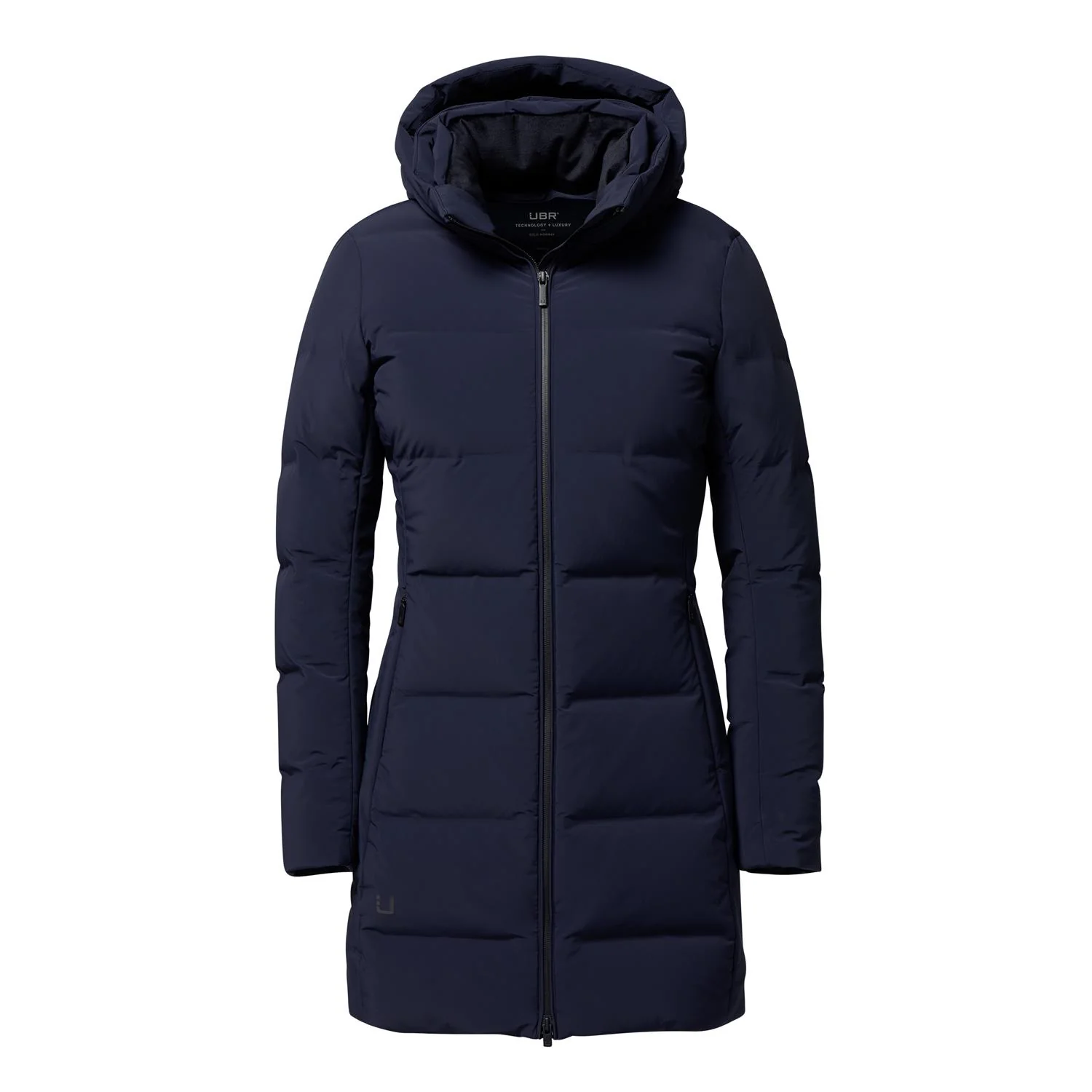 W Enigma Parka Down Collar  Navy