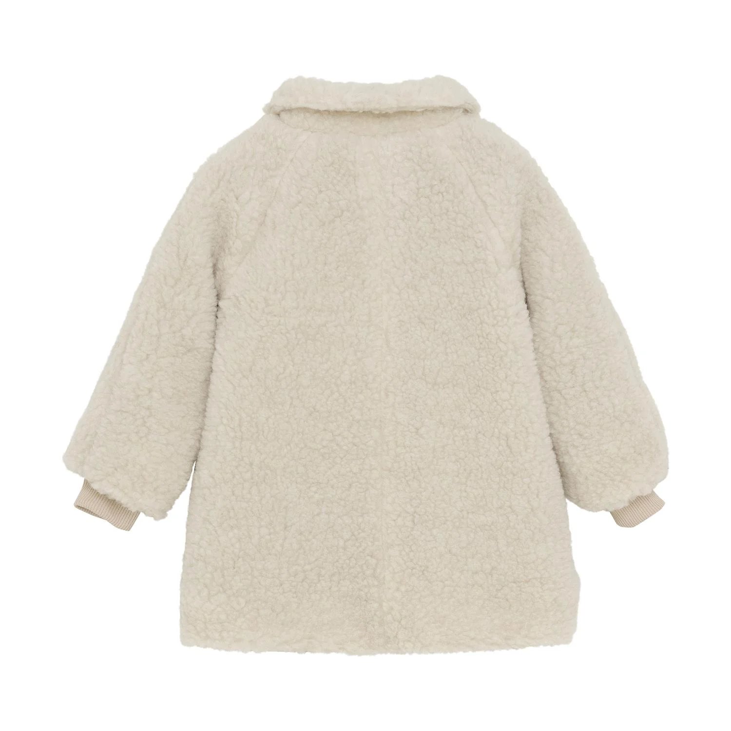 Coat Wool Teddy w. Lining Cement - Image 3