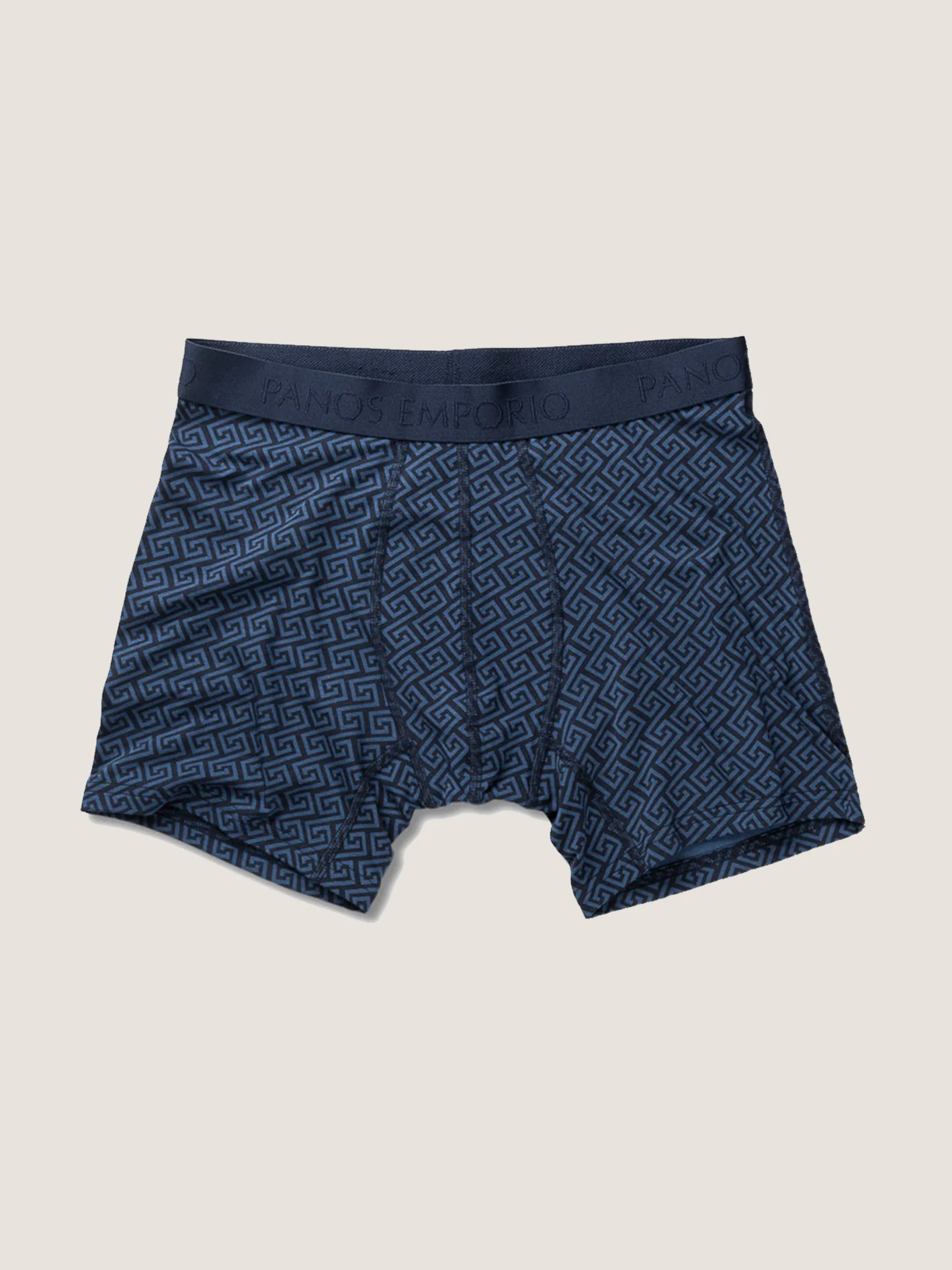 3pk Base Bamboo Boxer Poseidon/High Tide/Blue Meander - Image 2