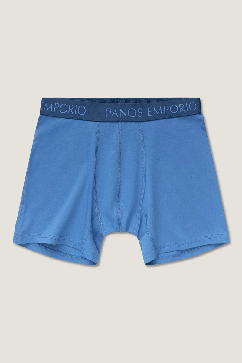 3pk Base Bamboo Boxer Poseidon/High Tide/Blue Meander - Image 3
