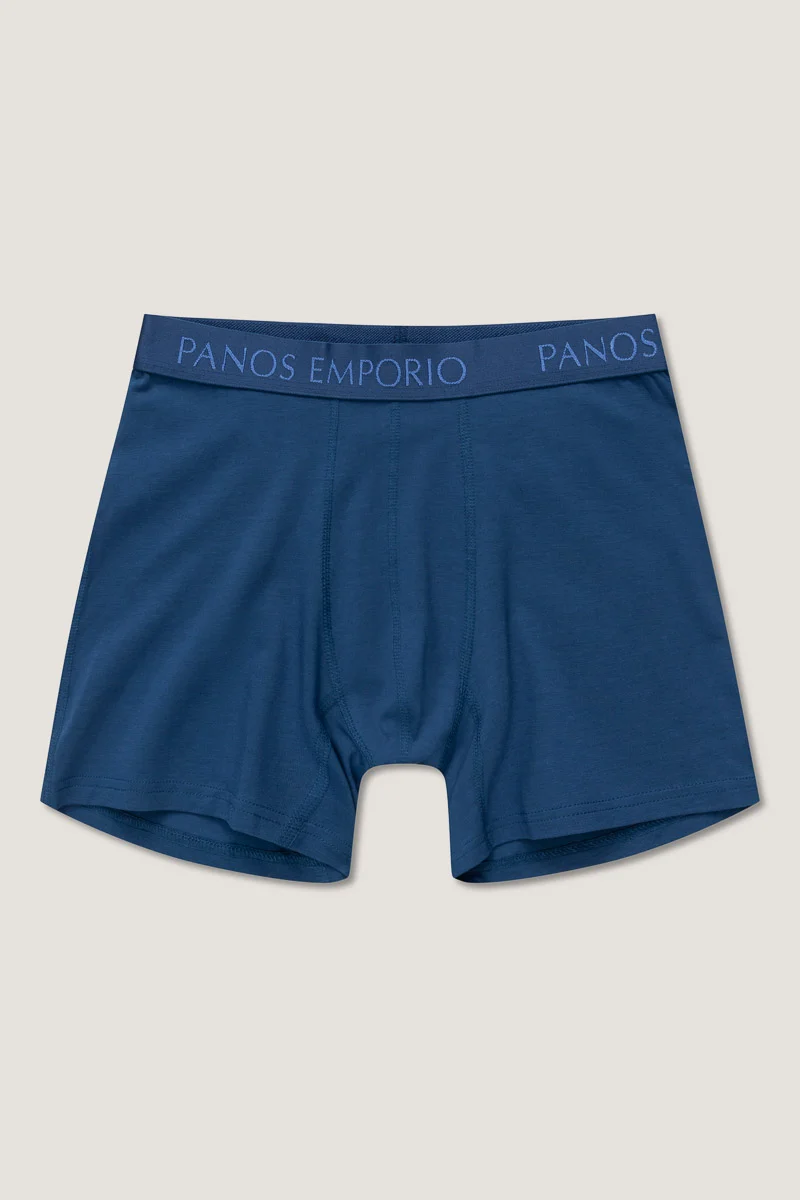 3pk Base Bamboo Boxer Poseidon/High Tide/Blue Meander - Image 4