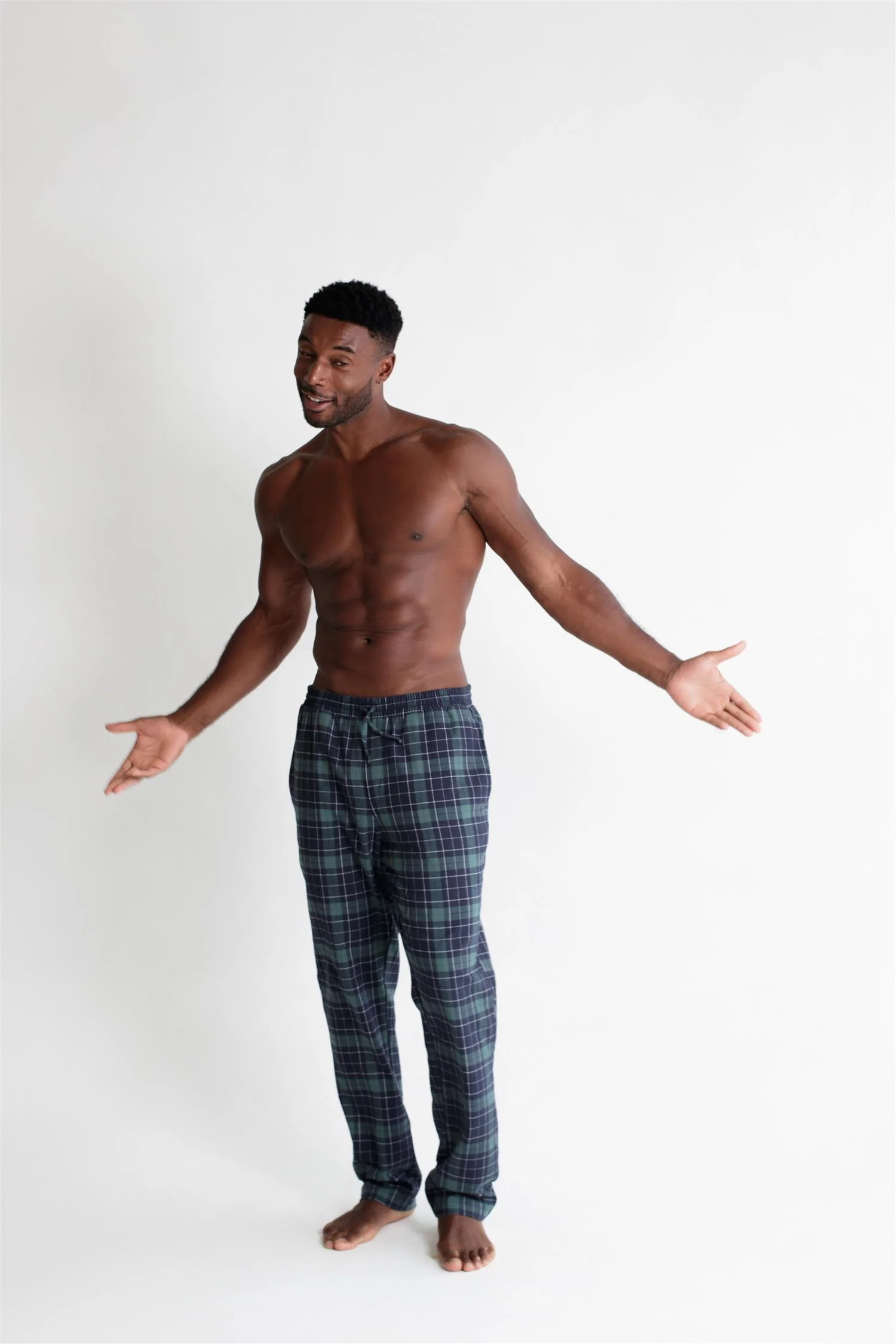 Pj Pant Green Plaid - Image 2