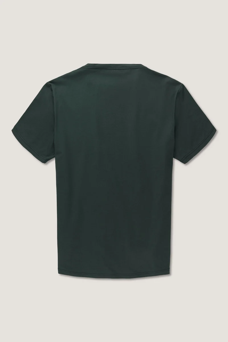 Organic Cotton Crew Tee  Forest - Image 3