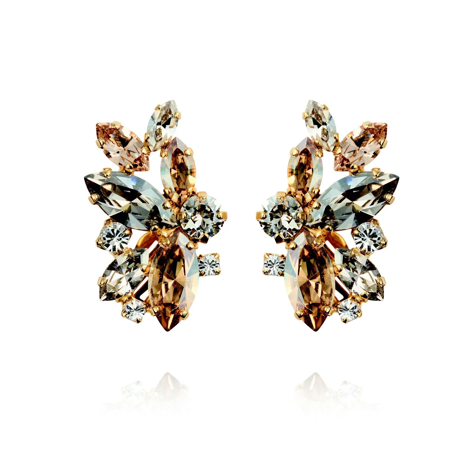 HAVANNA EARRINGS GOLD Silvershade Combo