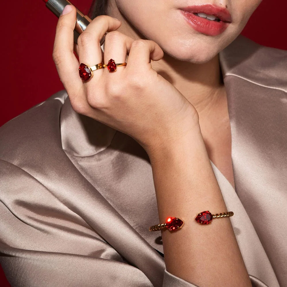 MINI DROP BRACELET GOLD Light Siam - Image 3