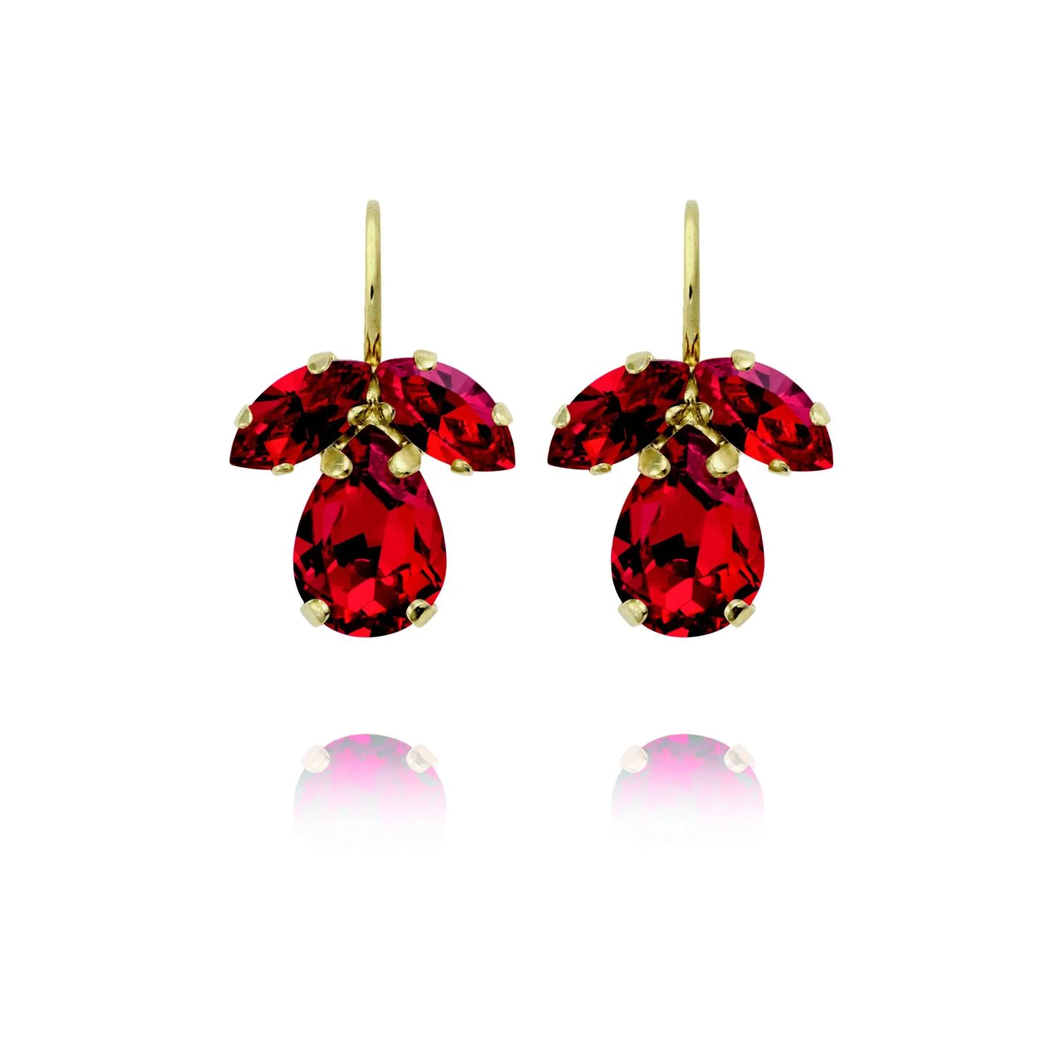 PETITE TIMO EARRINGSGOLD Light Siam