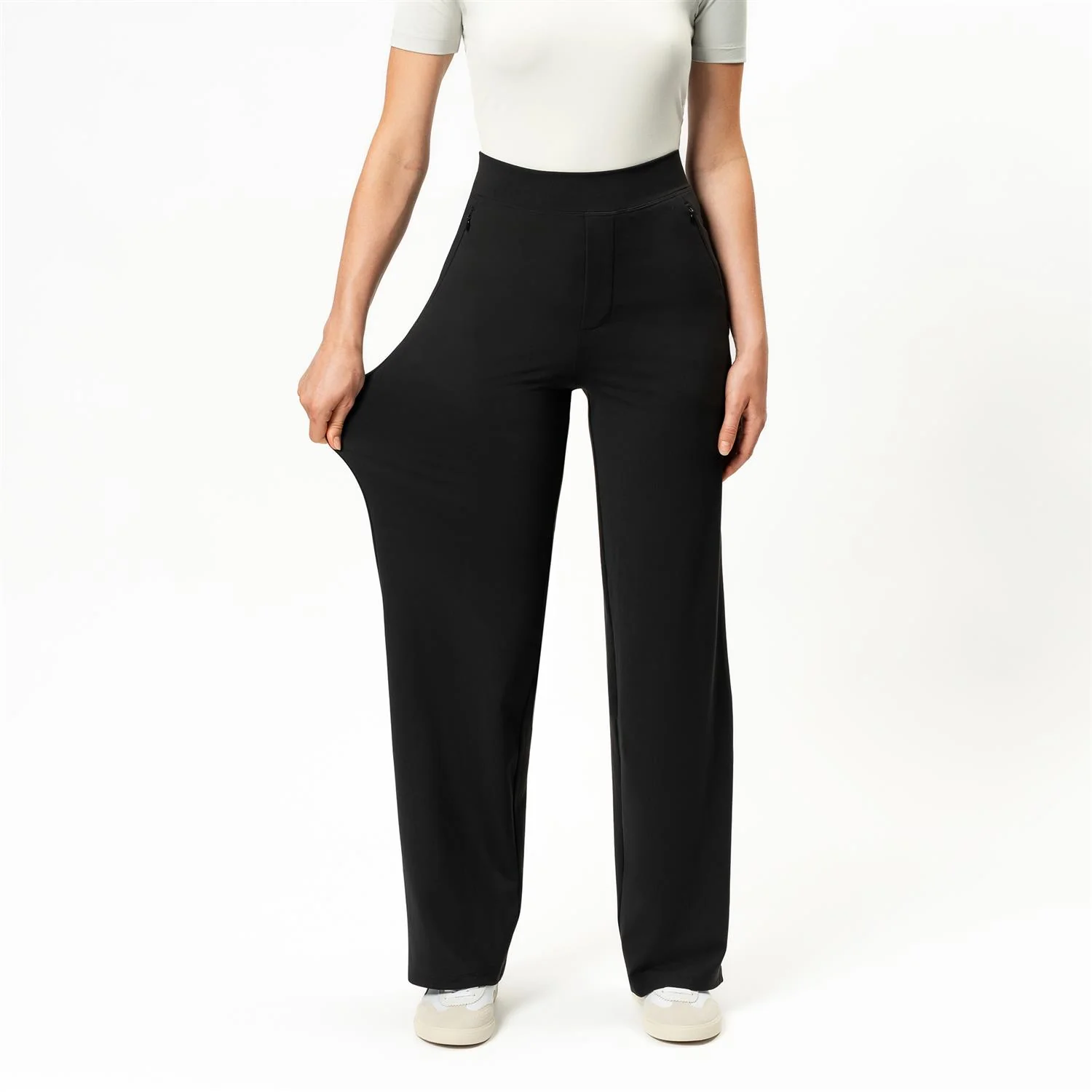 ASANA RELAXED STRAIGHT PANT Black - Image 3