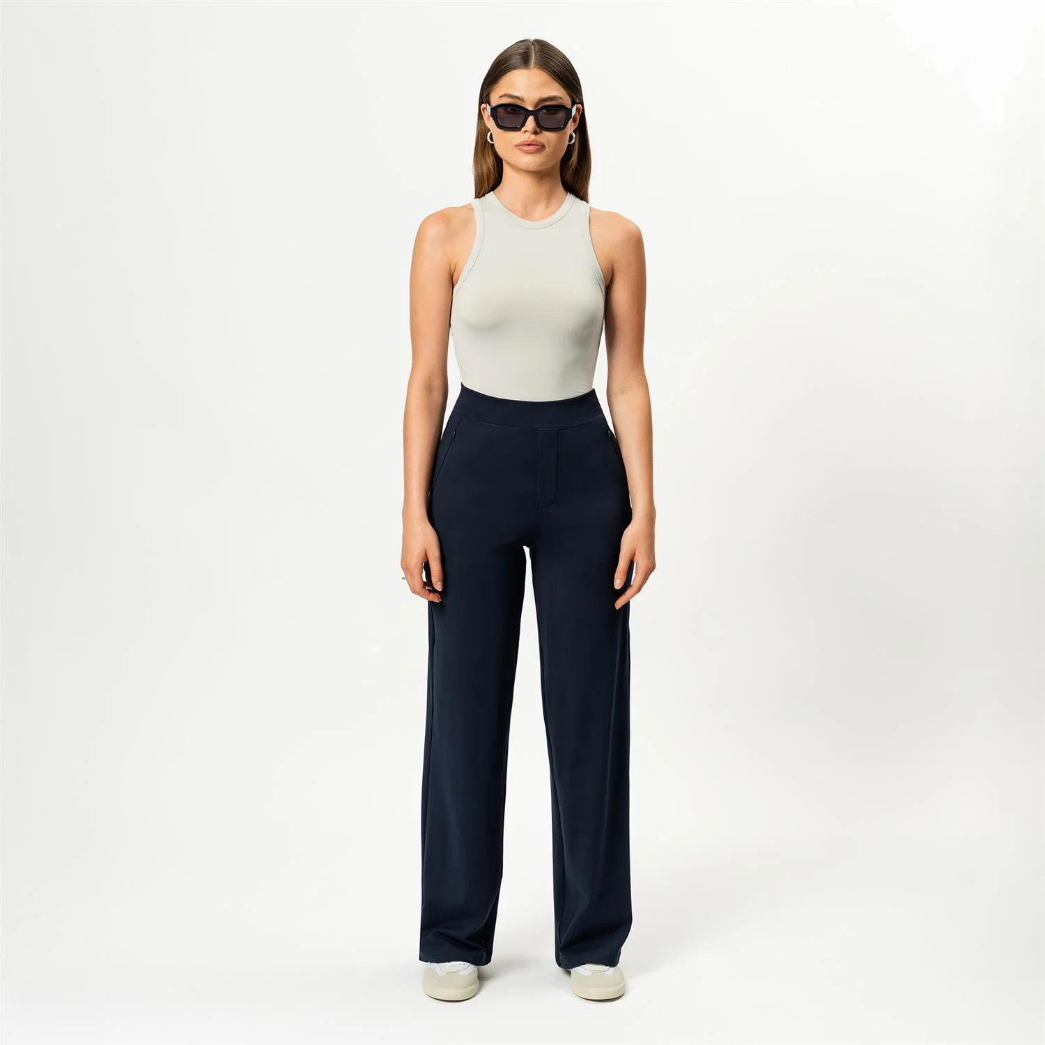 ASANA RELAXED STRAIGHT PANT  Navy - Image 2