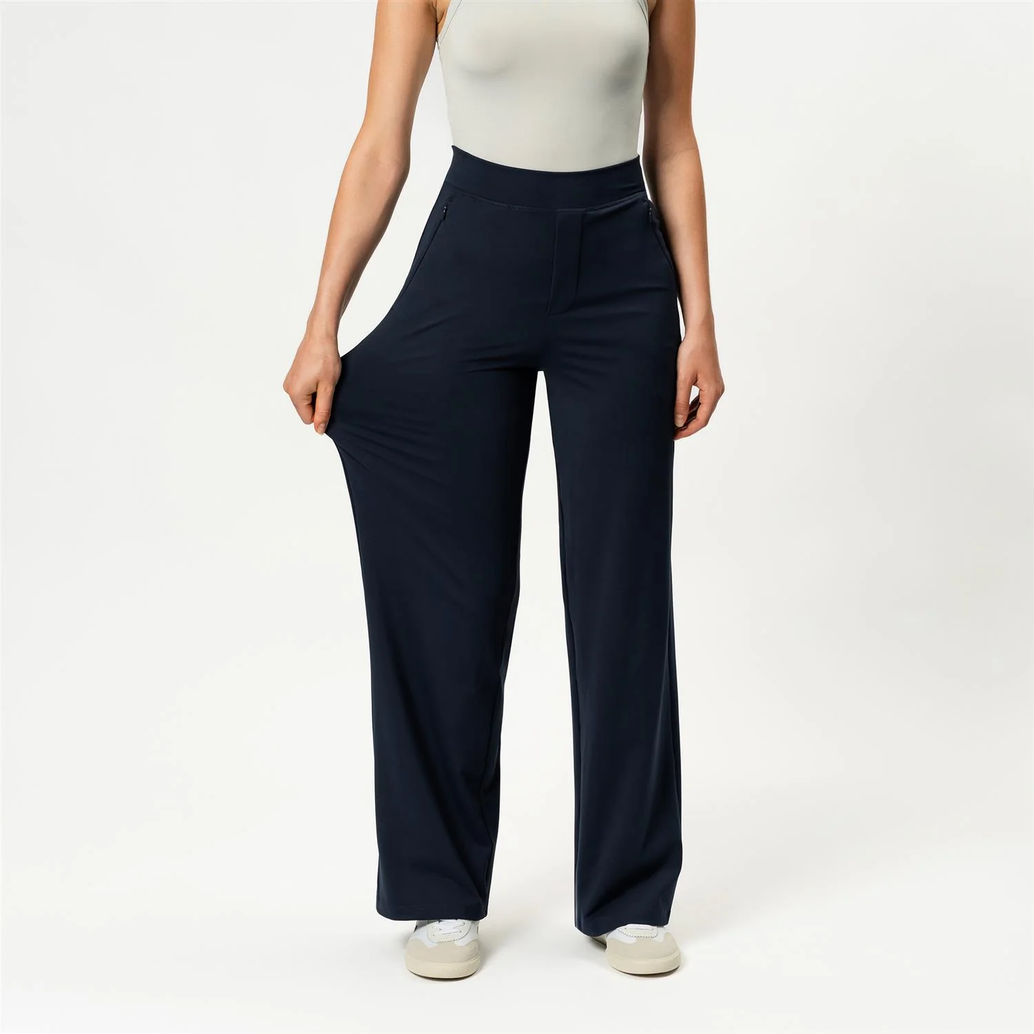 ASANA RELAXED STRAIGHT PANT  Navy - Image 3