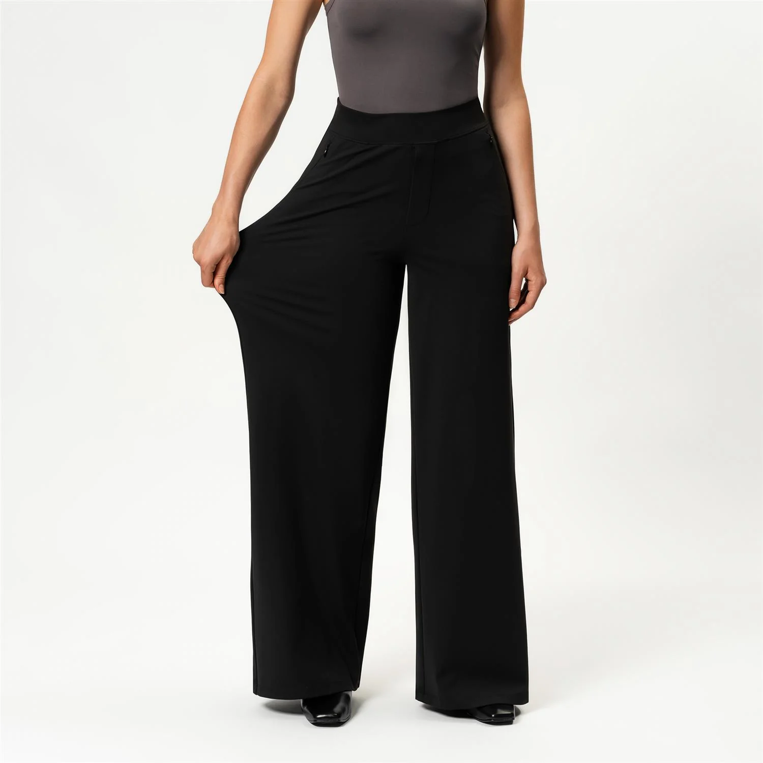 ASANA WIDE PANT  Black - Image 2