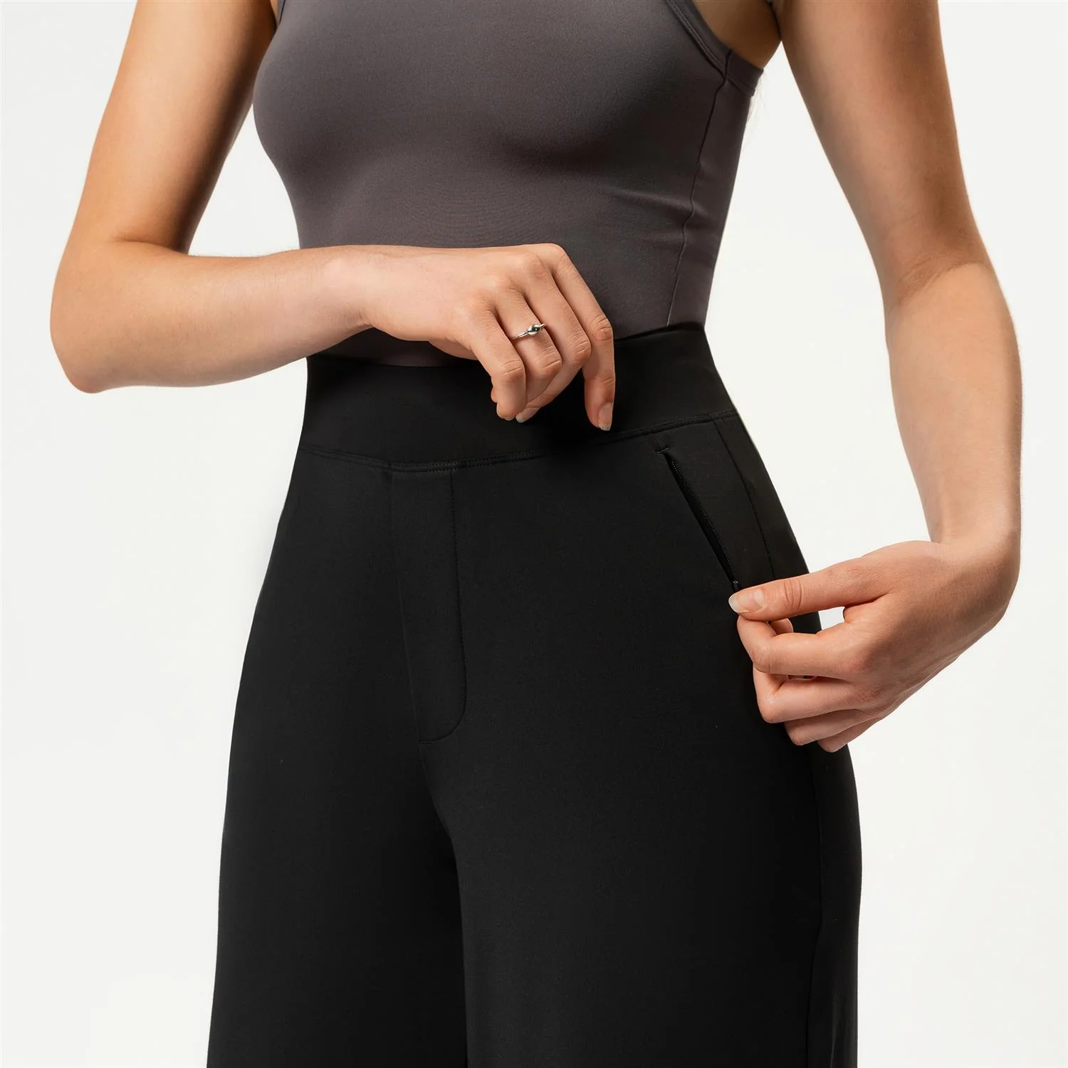 ASANA WIDE PANT  Black - Image 3