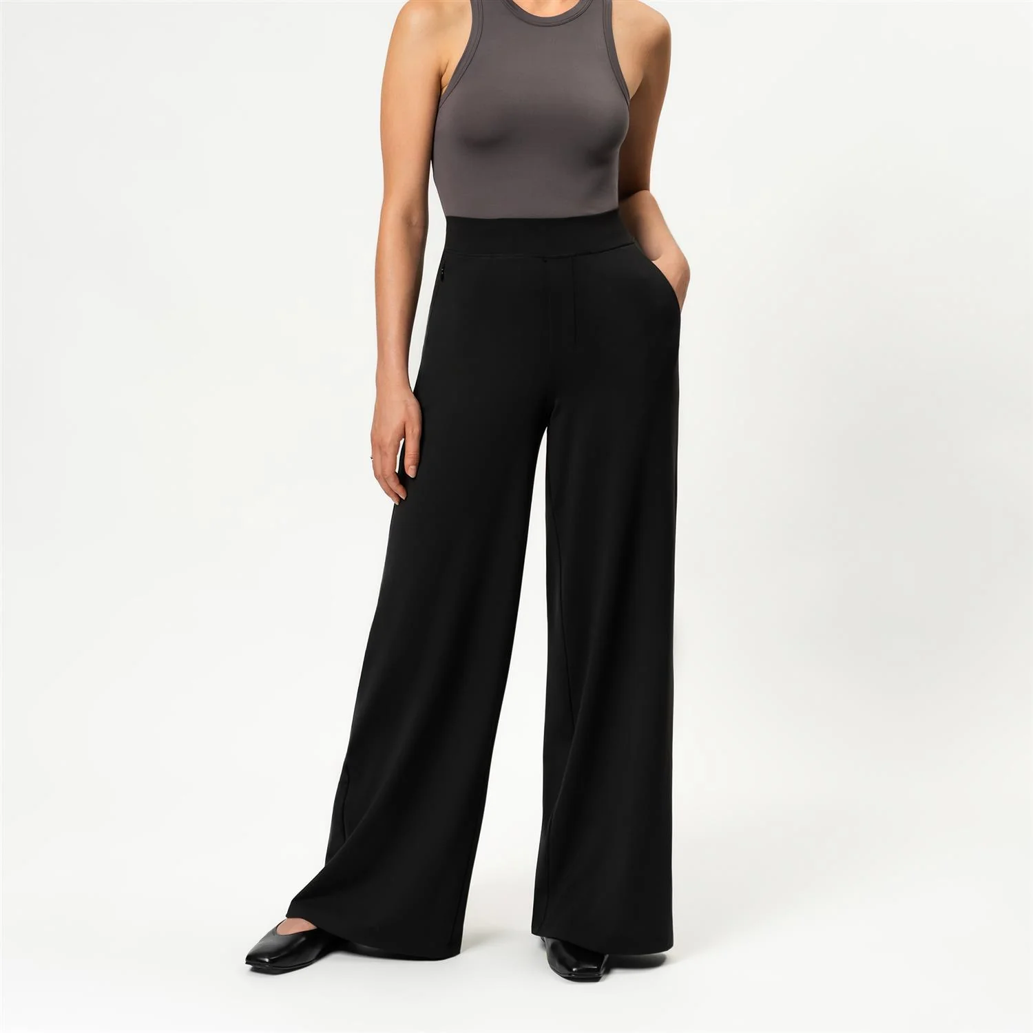 ASANA WIDE PANT  Black - Image 6