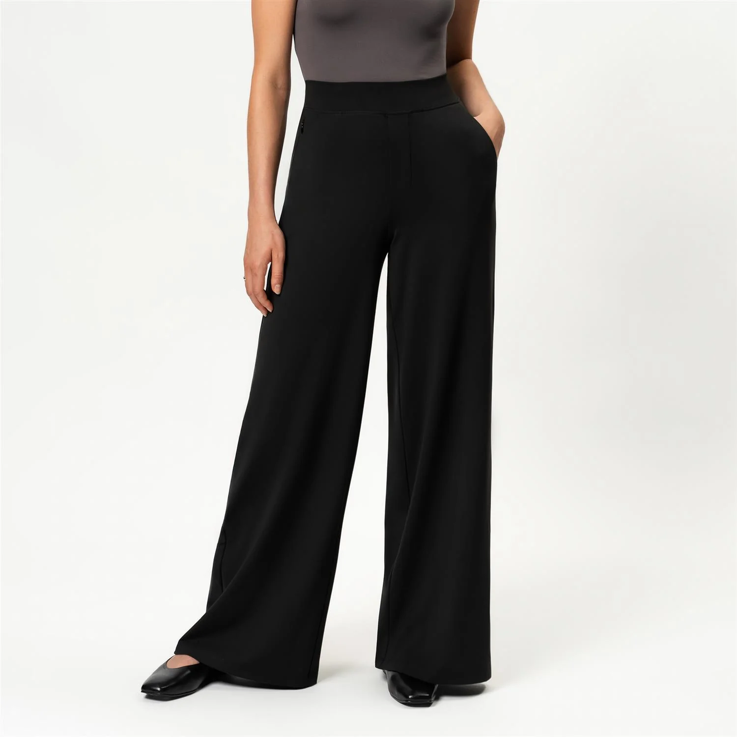 ASANA WIDE PANT  Black - Image 7
