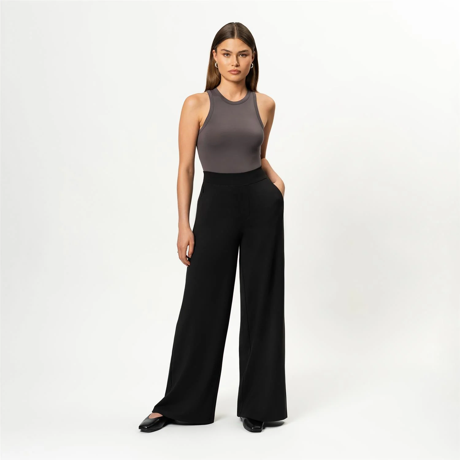 ASANA WIDE PANT  Black - Image 8