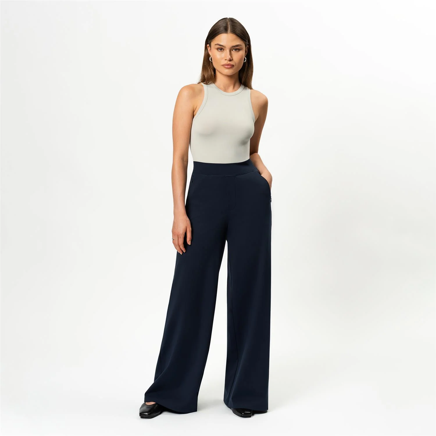 ASANA WIDE PANT  Navy