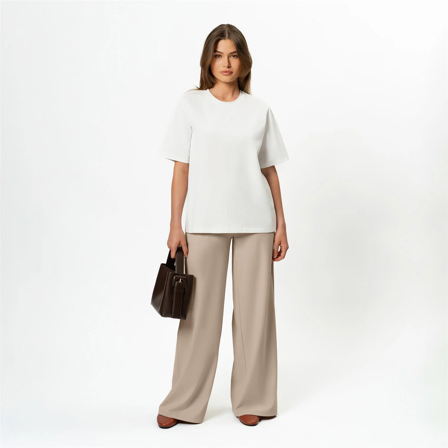 ASANA WIDE PANT  Tan - Image 2