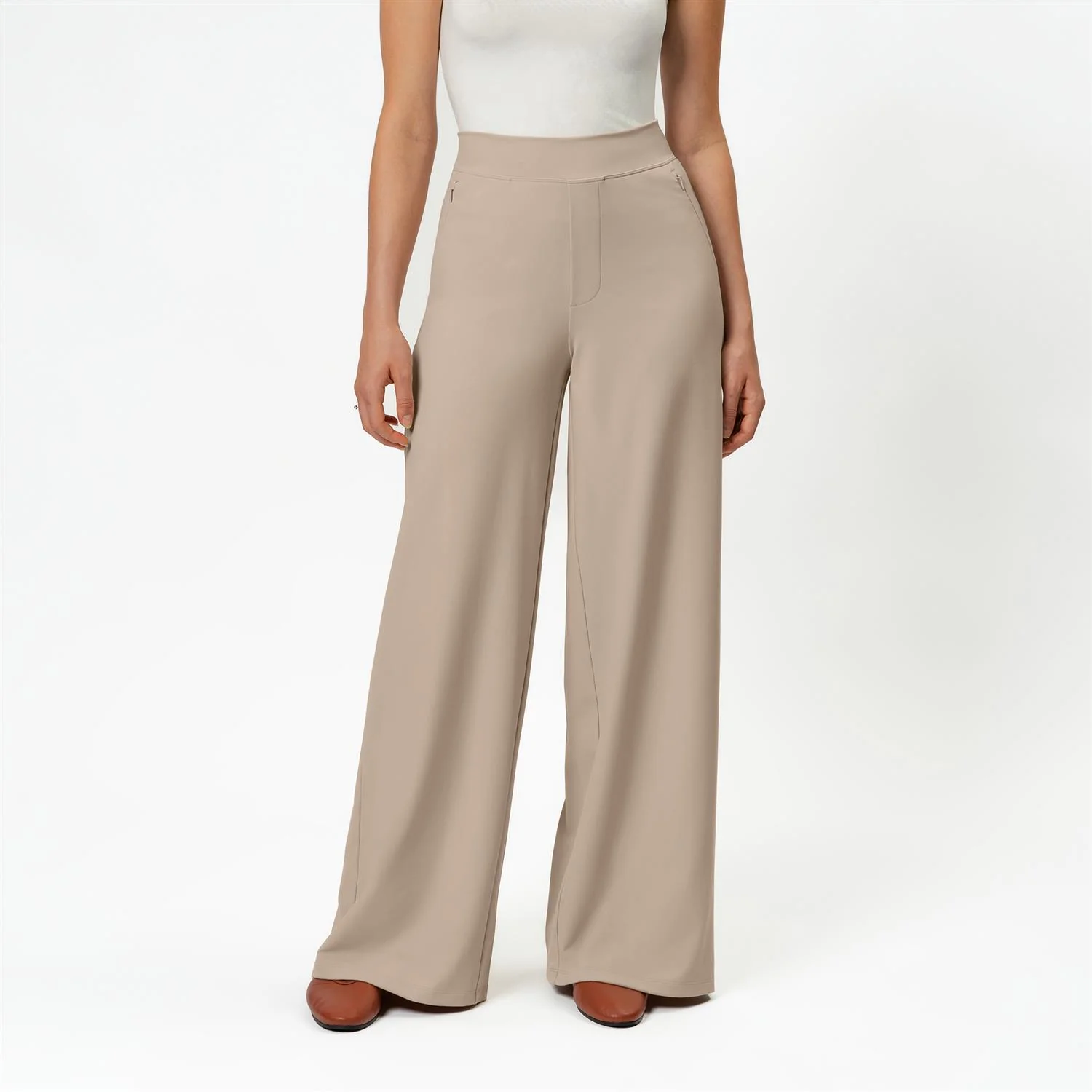 ASANA WIDE PANT  Tan - Image 7