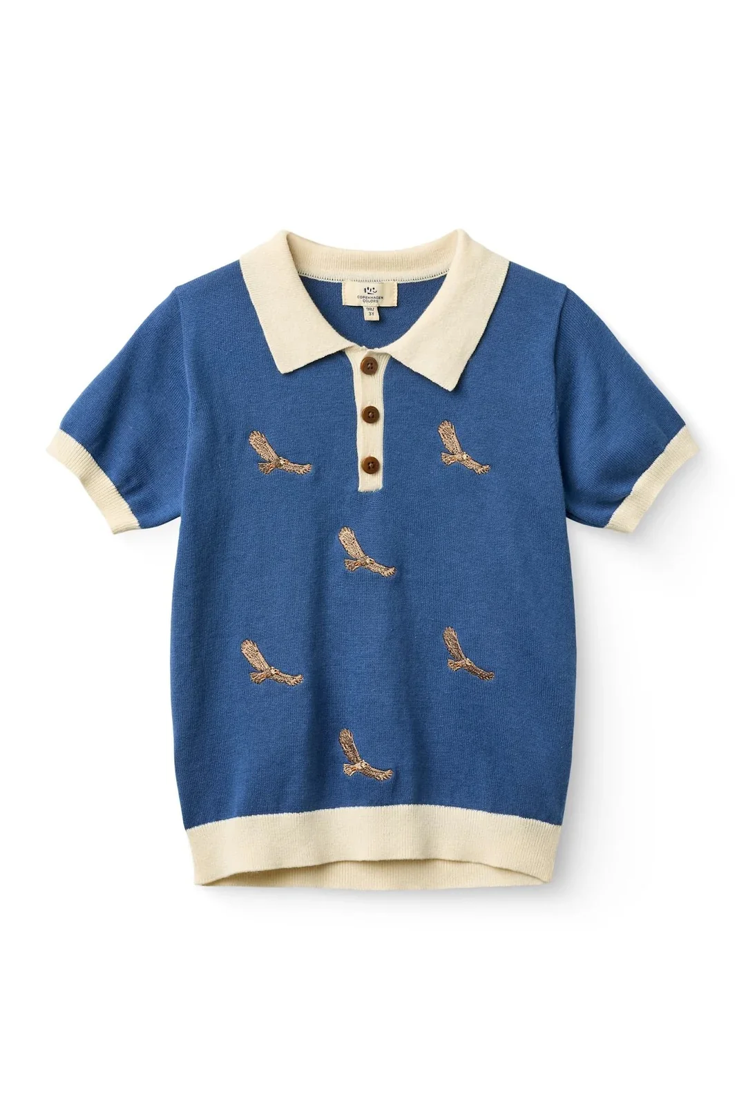 POLO W. EMBROIDERY Cream Comb.