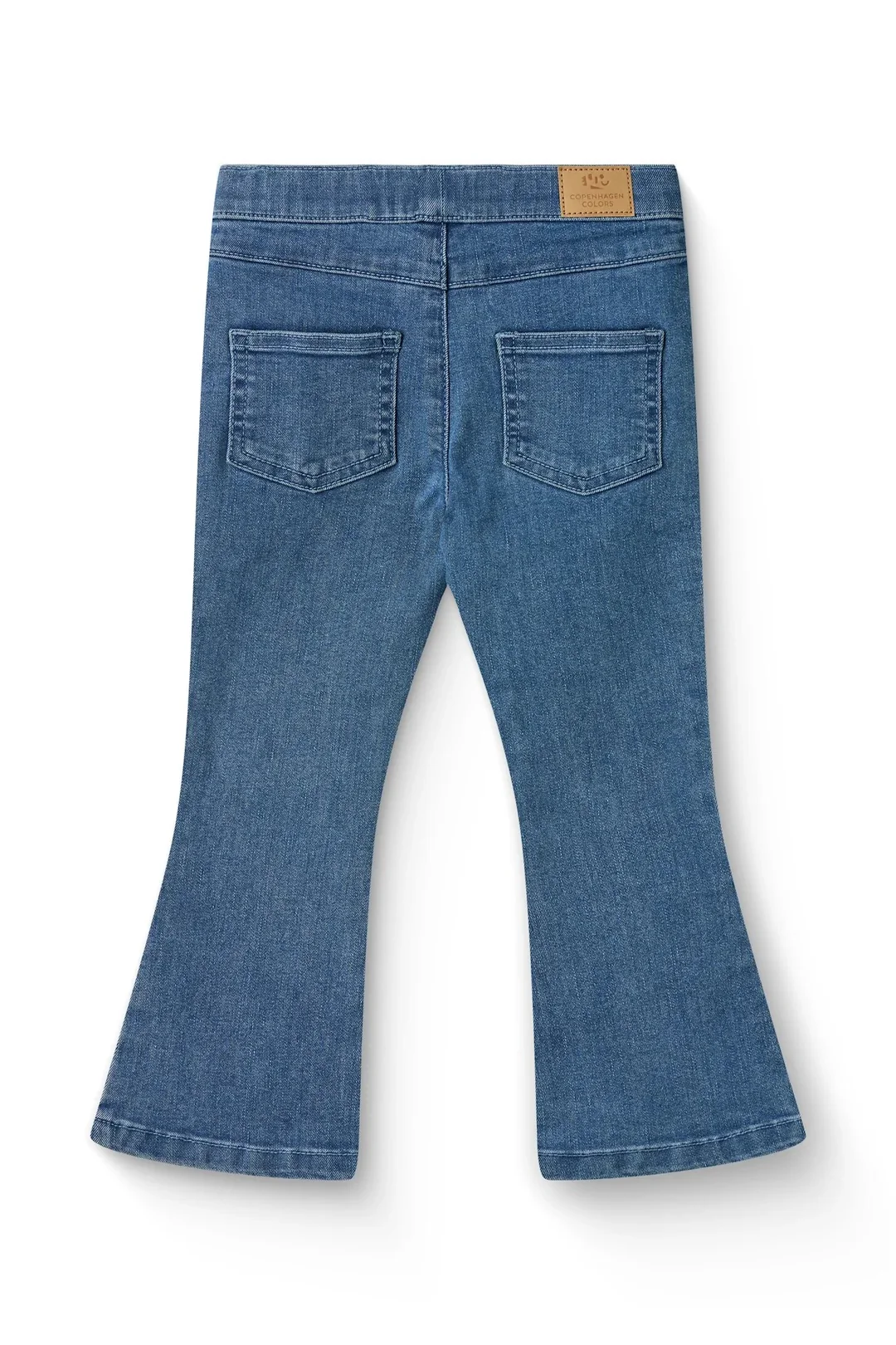 JEGGINGS W. FLARE- SUPER STRETCH  Lt. Blue Indigo Washed - Image 2
