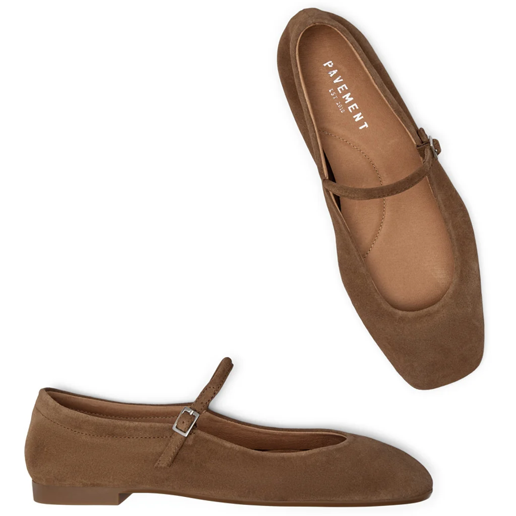 Elga Suede Taupe Suede - Image 5