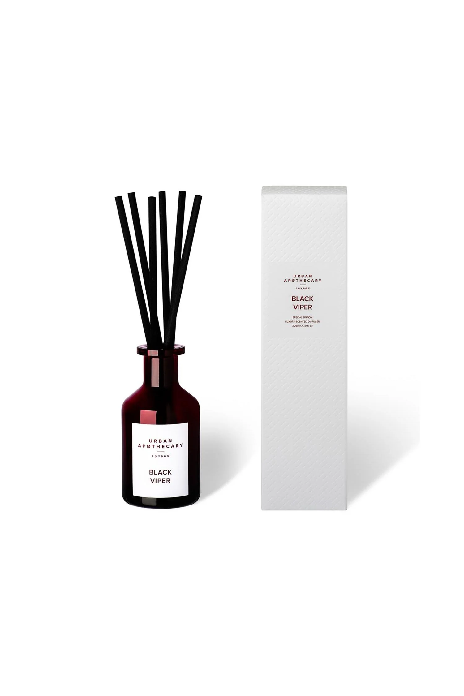 RED GLASS DIFFUSER Black Viper
