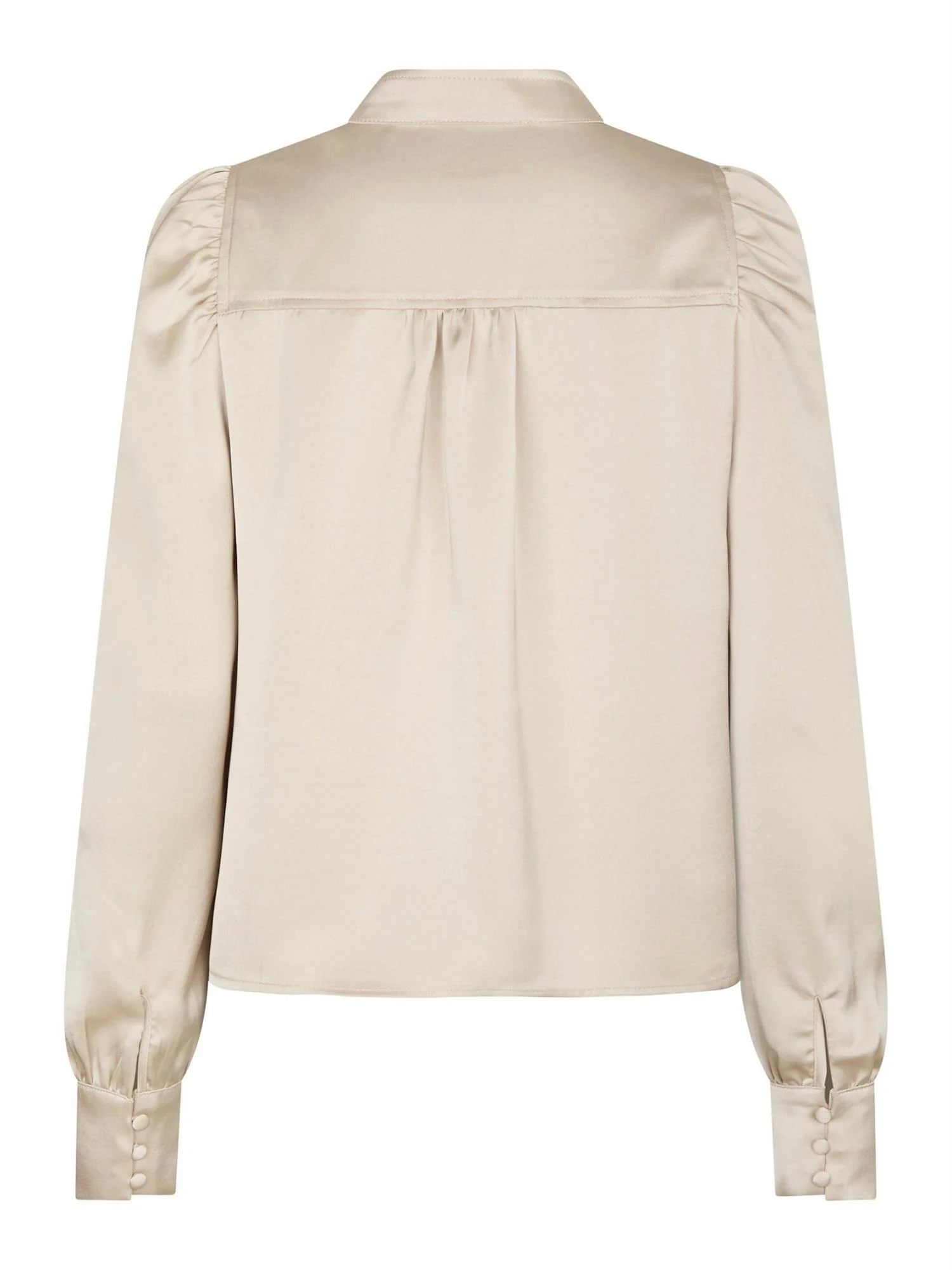 Rosslyn Heavy Sateen Blouse Champagne - Image 2