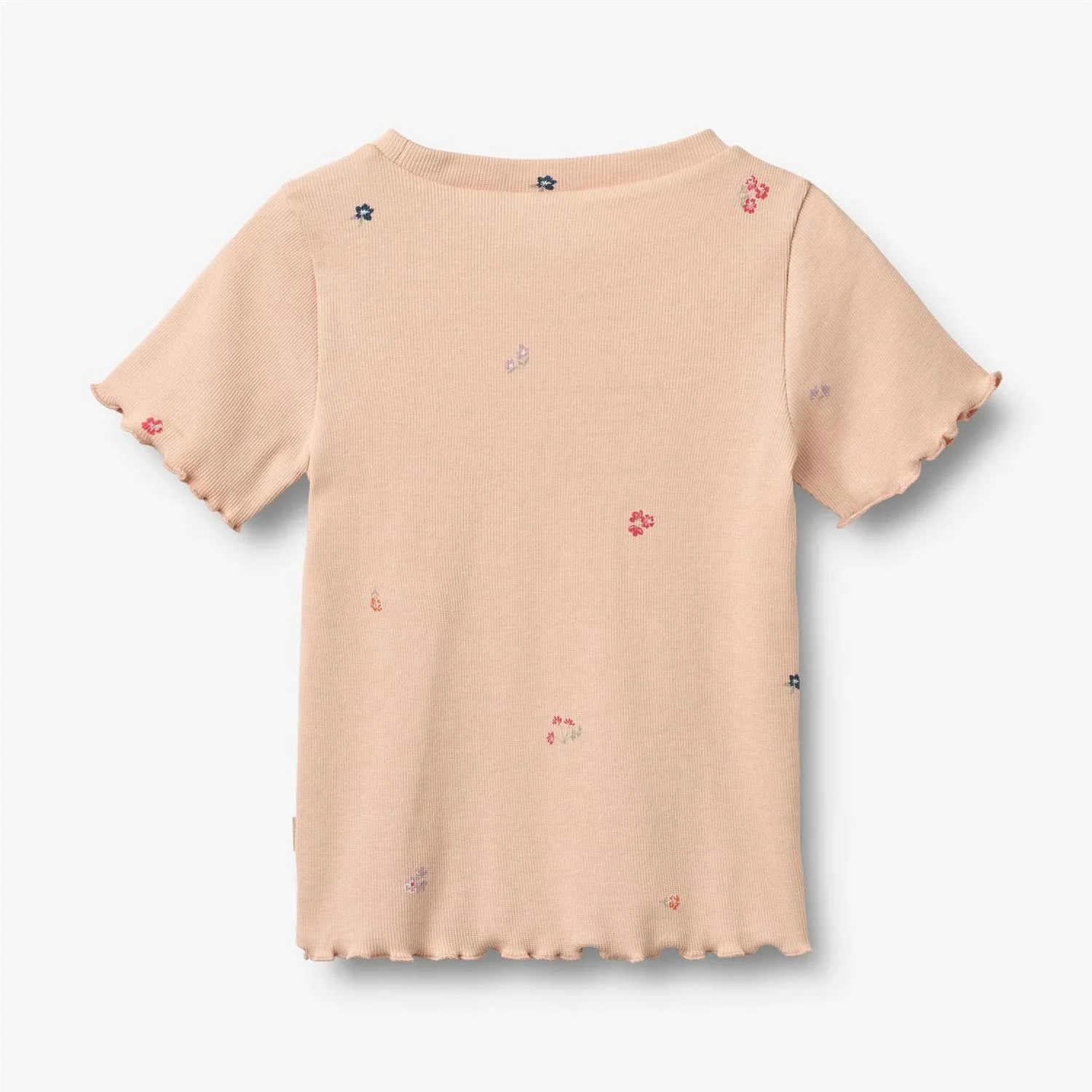 Rib T-shirt S/S Alicia  Rose Flowers - Image 2