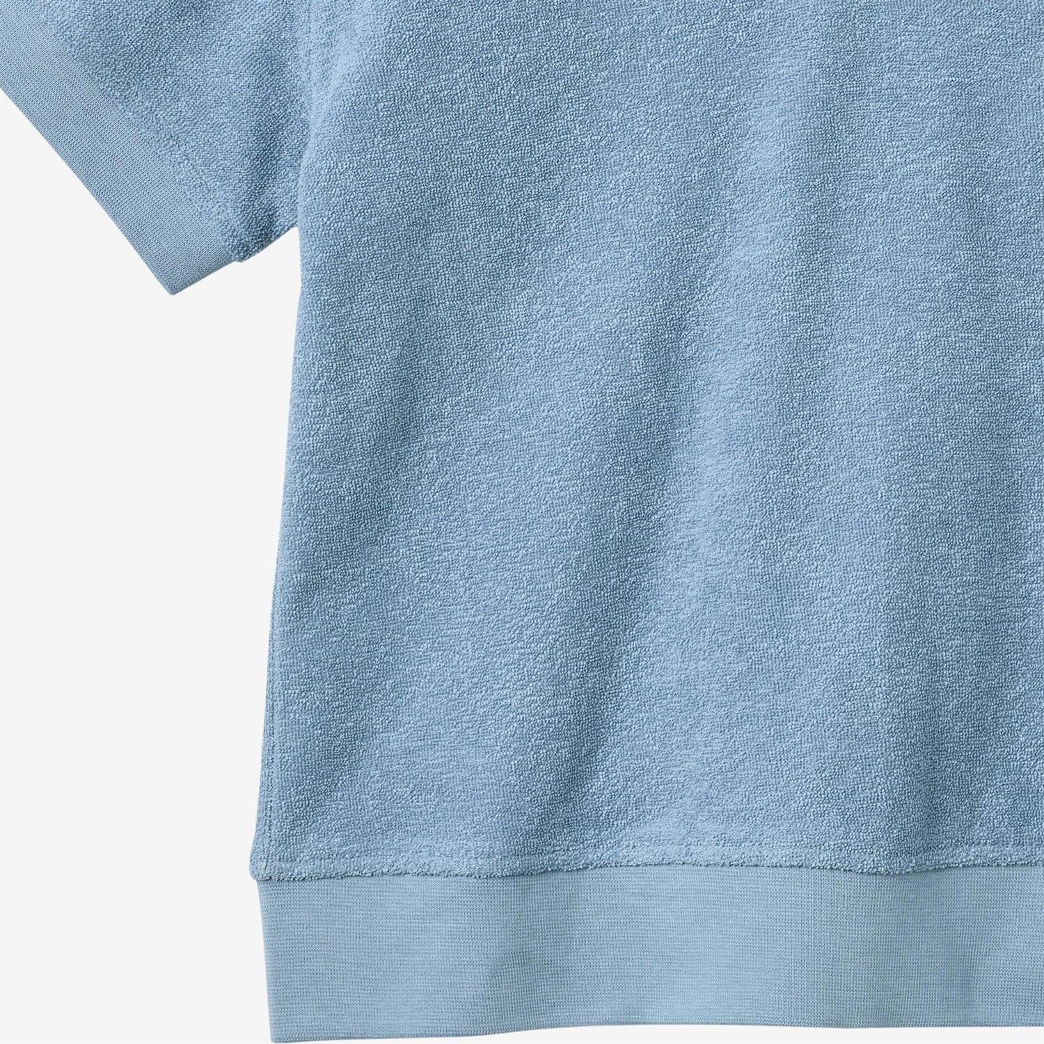 Polo Shirt S/S Marlo Faded Denim - Image 3