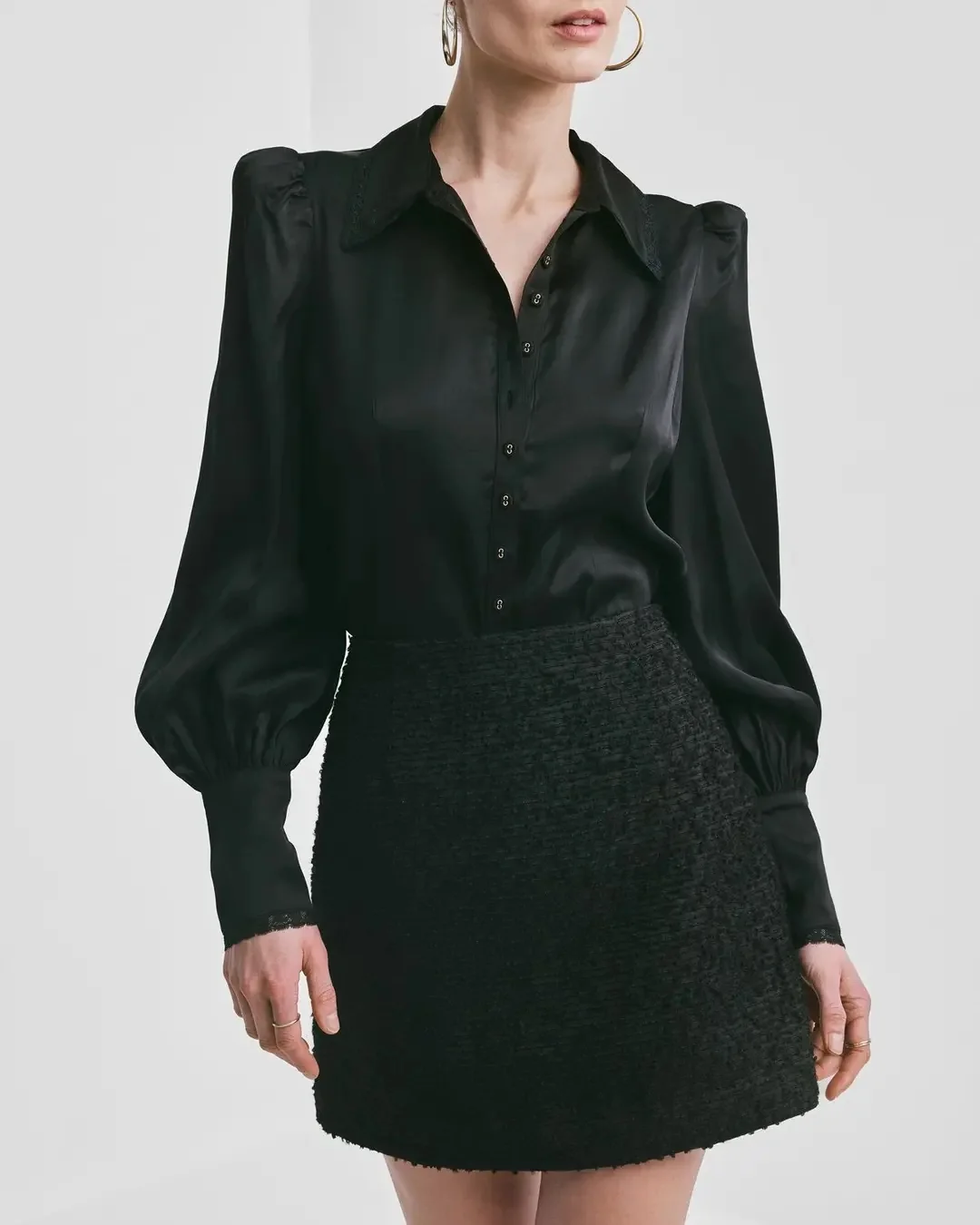 Boucle Skirt  Black - Image 2
