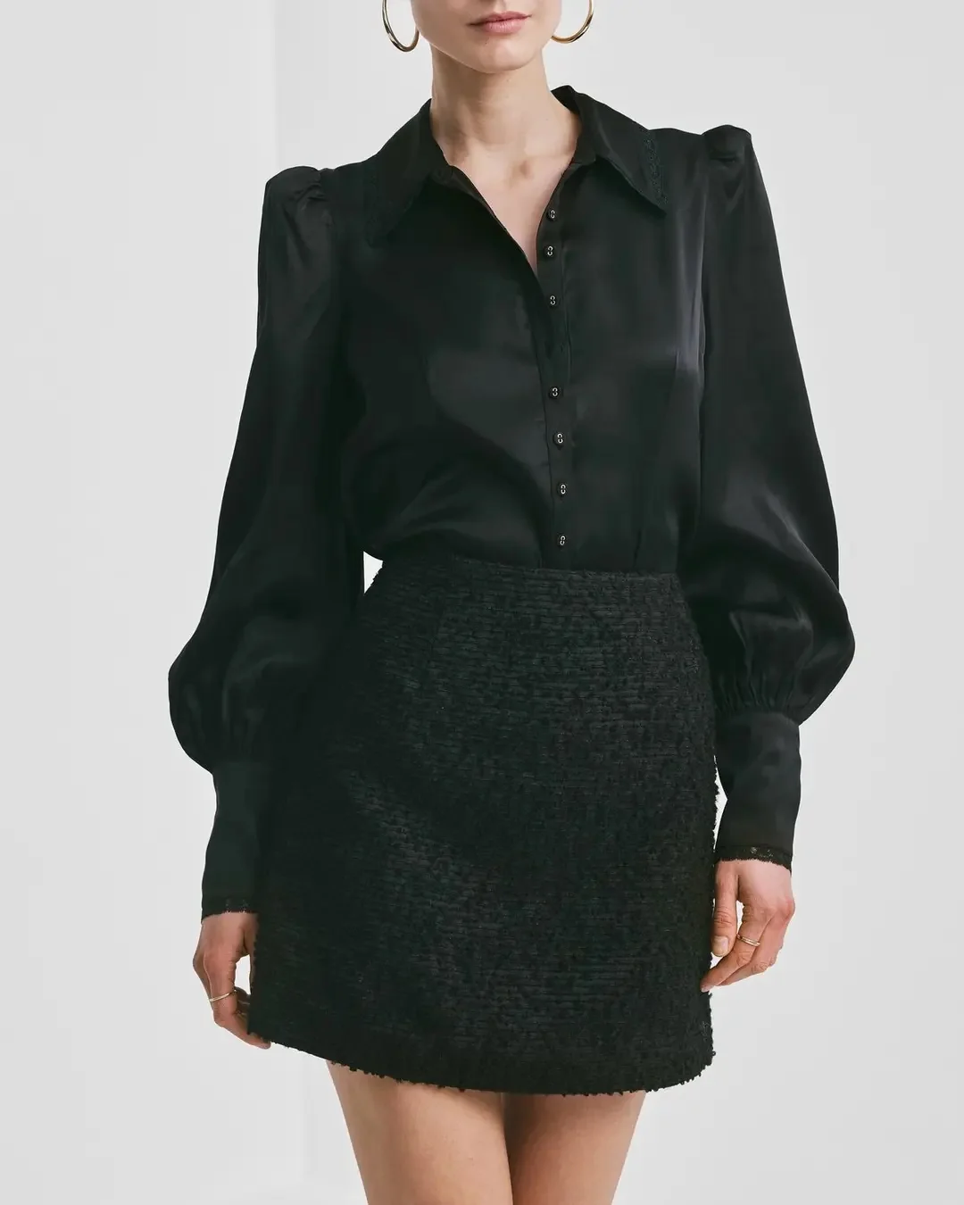 Boucle Skirt  Black - Image 4