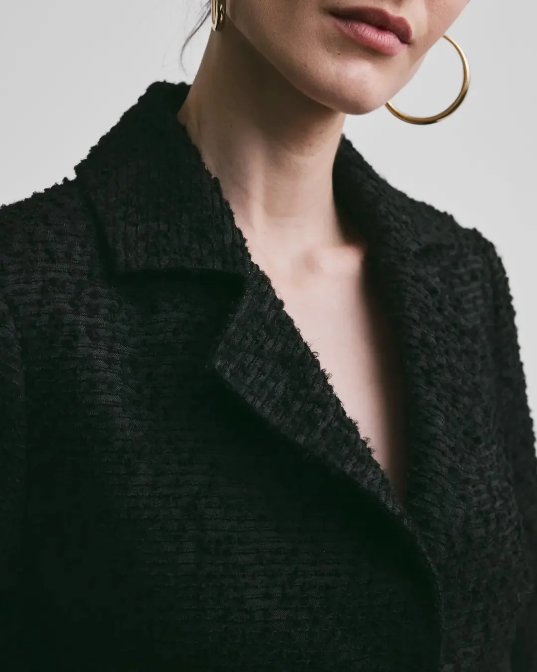Boucle Jacket Black - Image 4
