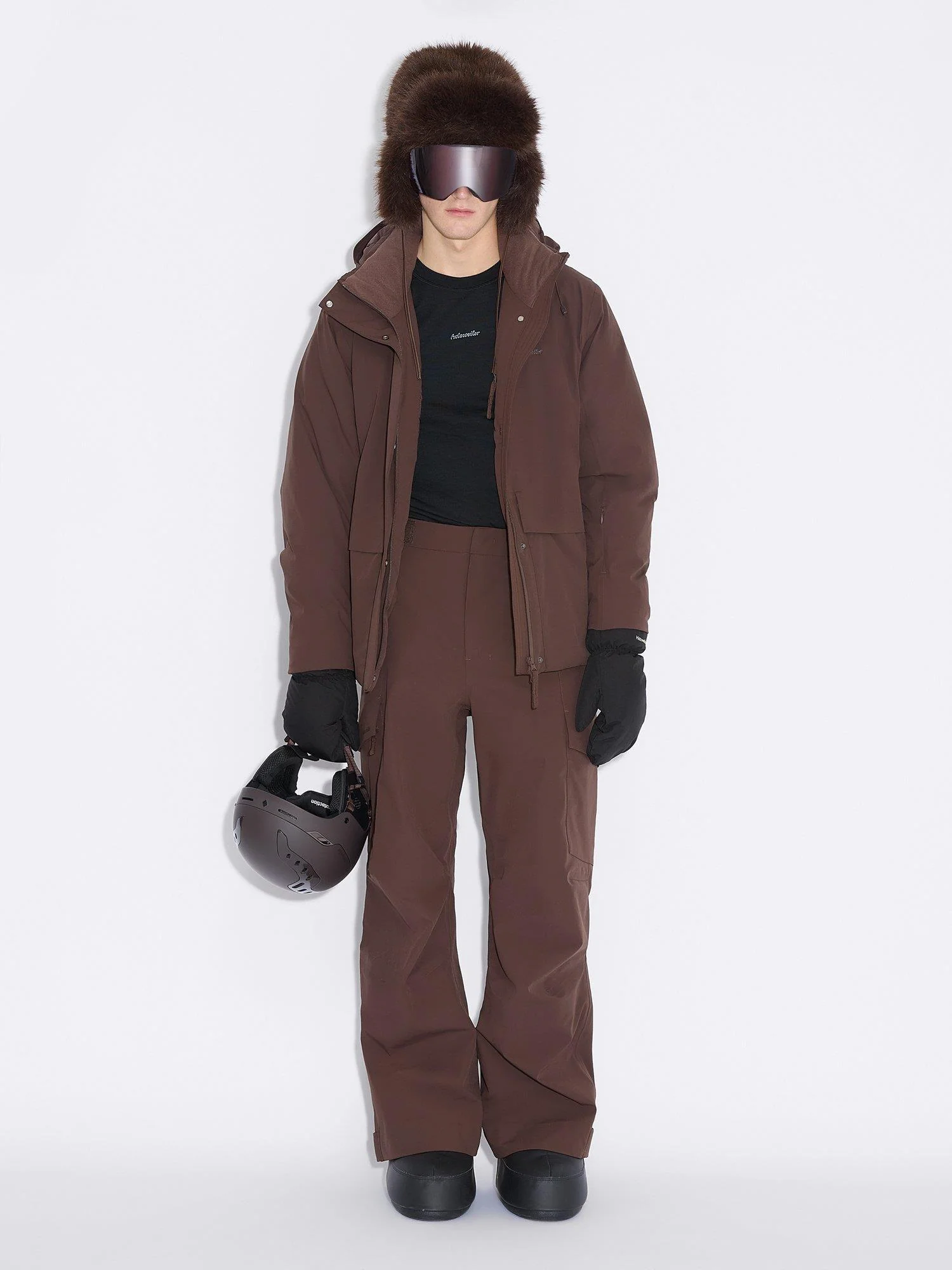 M Tryvann 3l Trousers Dk. Brown - Image 7