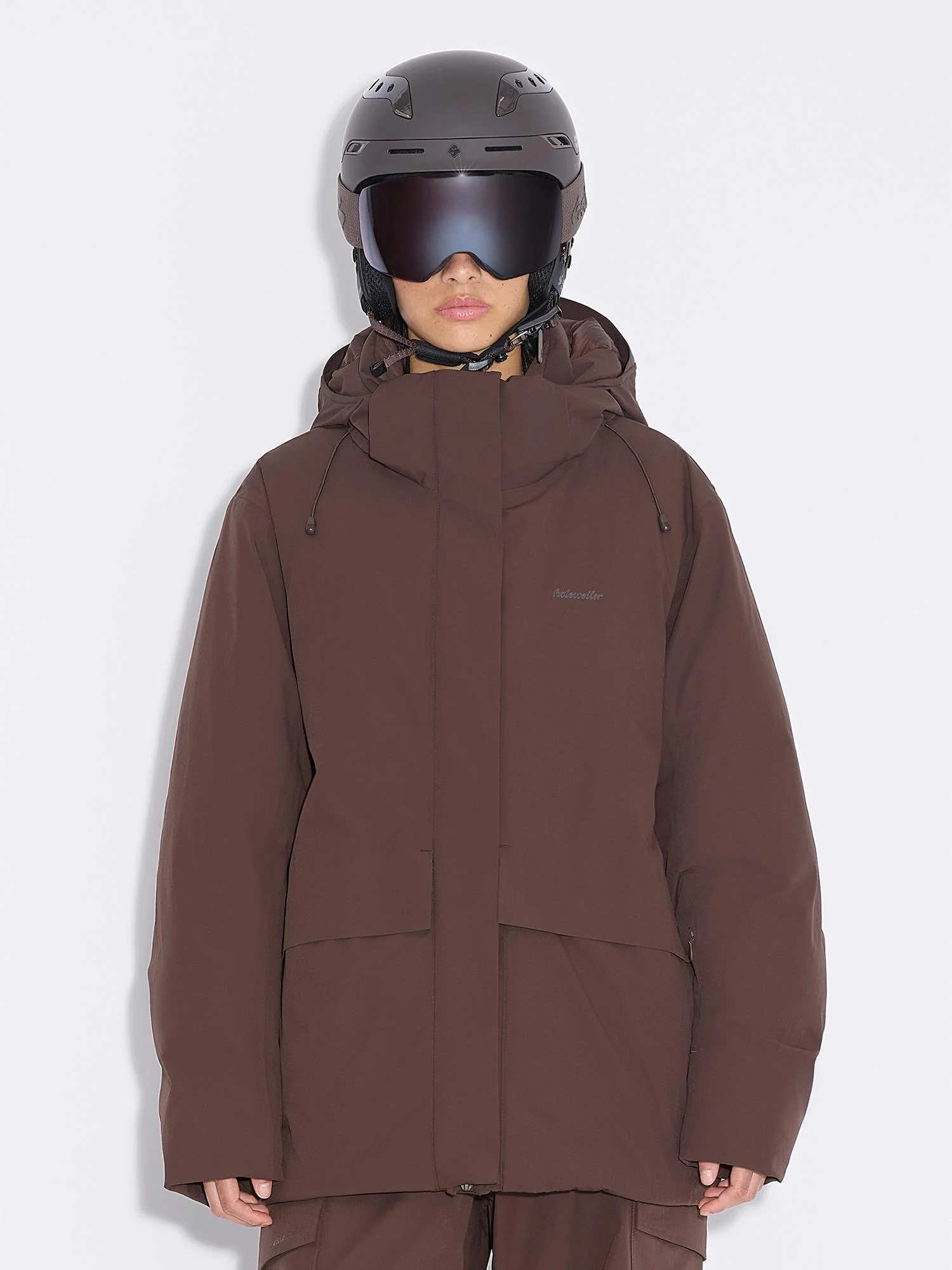 W Tryvann Down Jacket  Dk. Brown - Image 7