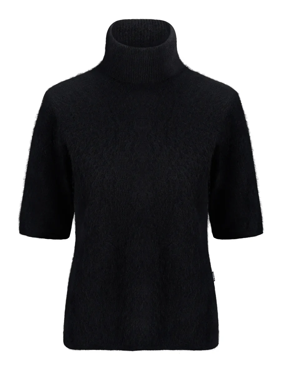 Sunniva Brushed Tee  Black