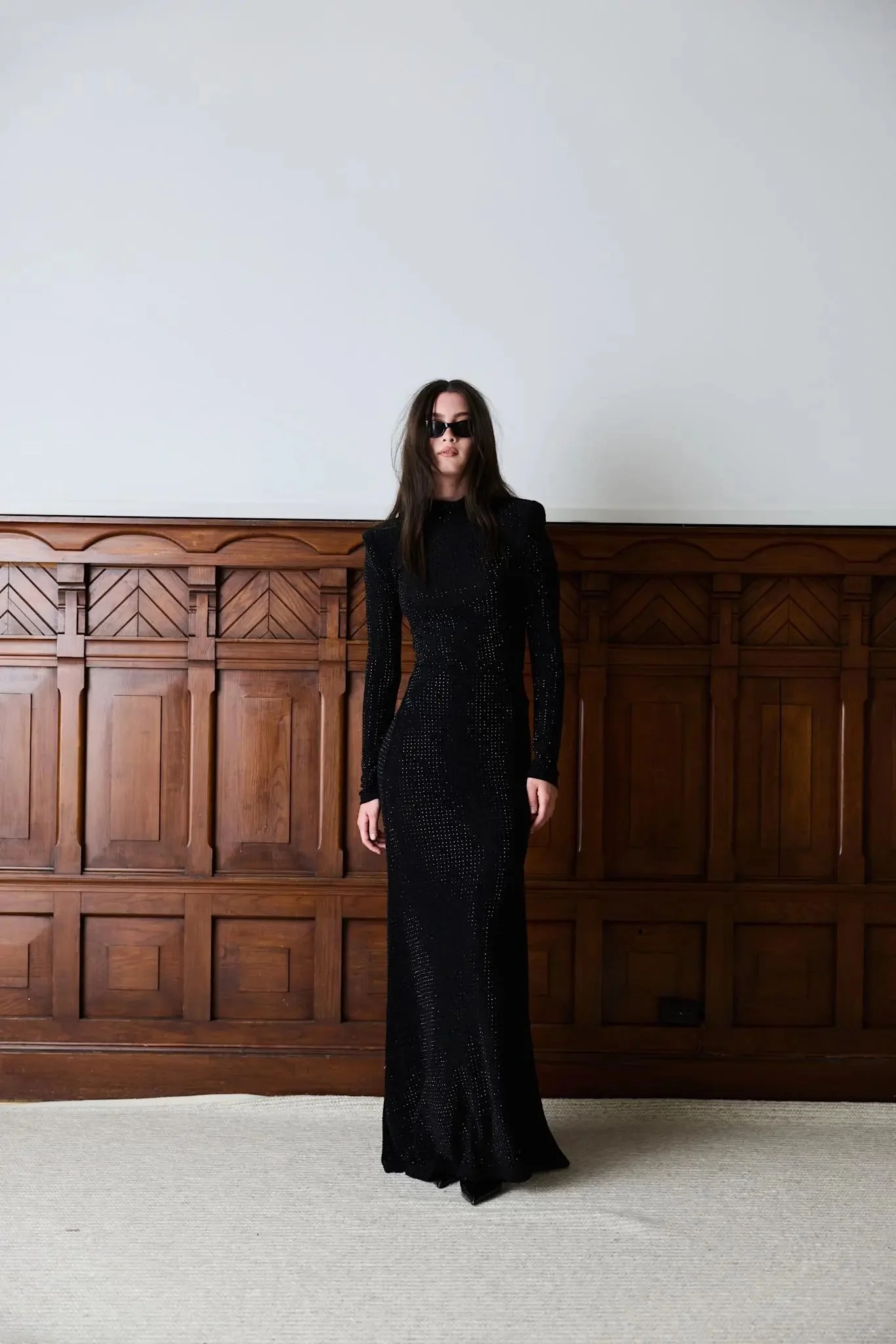LUXE SEQUIN SKIRT  Black - Image 3