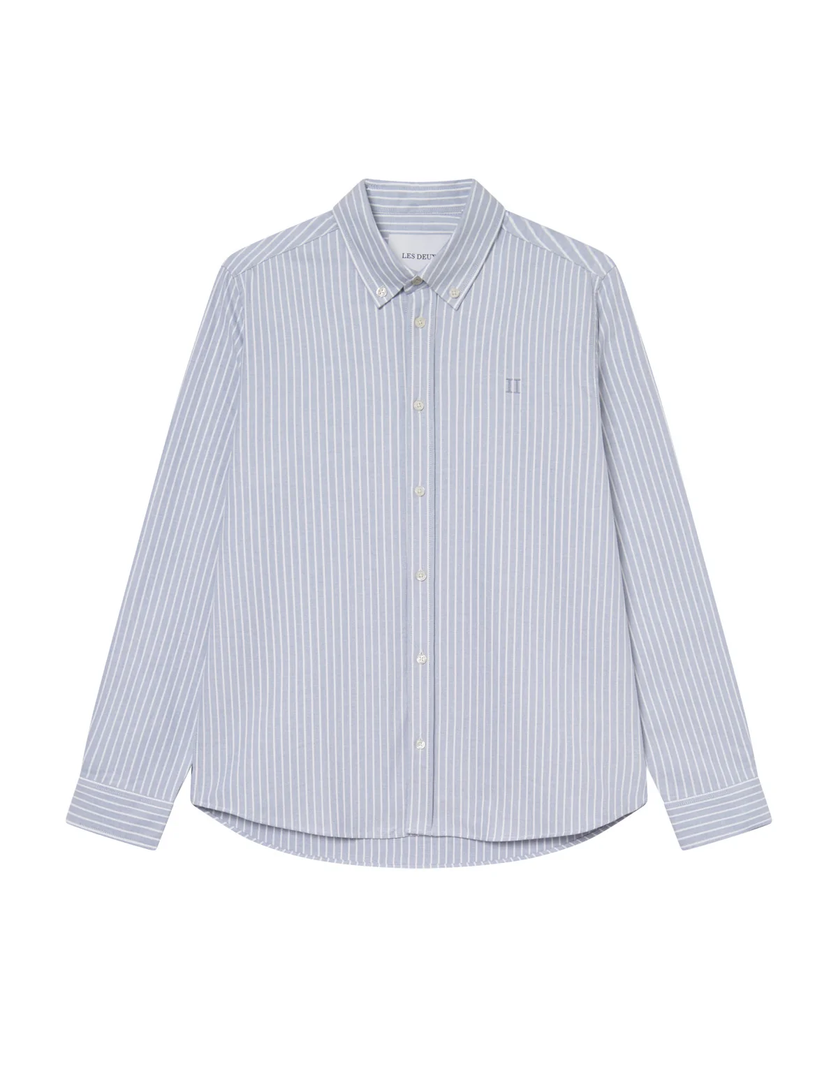 Konrad Striped Oxford Shirt  Allure Blue