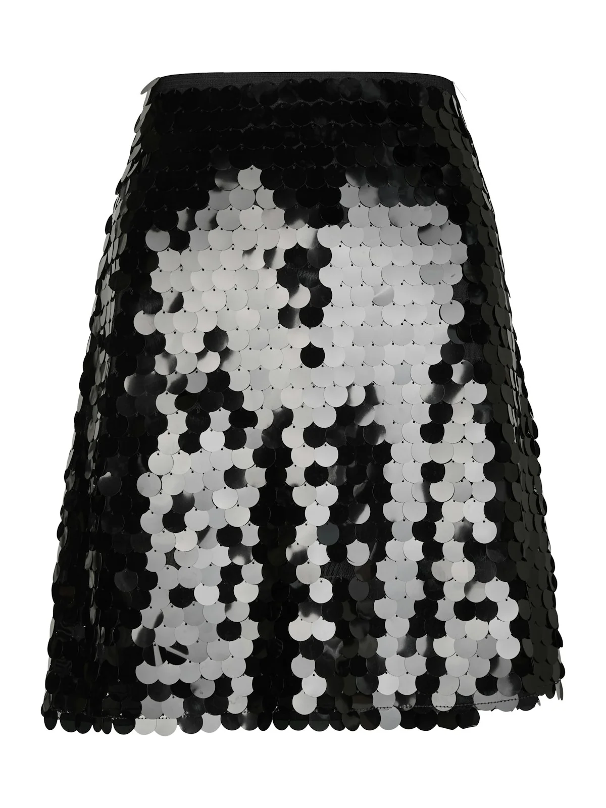 Miva Big Sequins Skirt Black