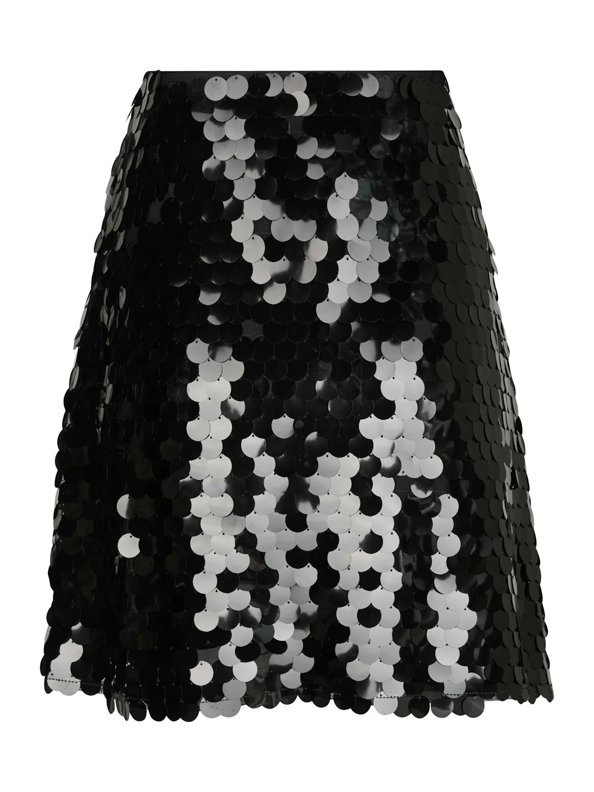 Miva Big Sequins Skirt Black - Image 2