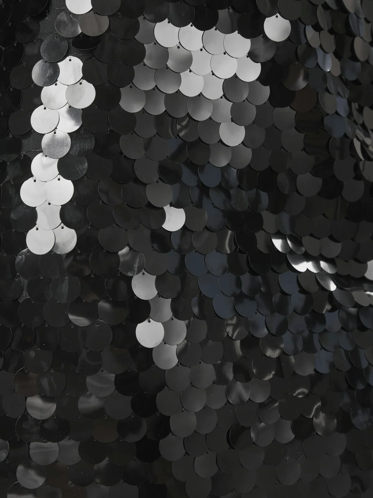 Miva Big Sequins Skirt Black - Image 6
