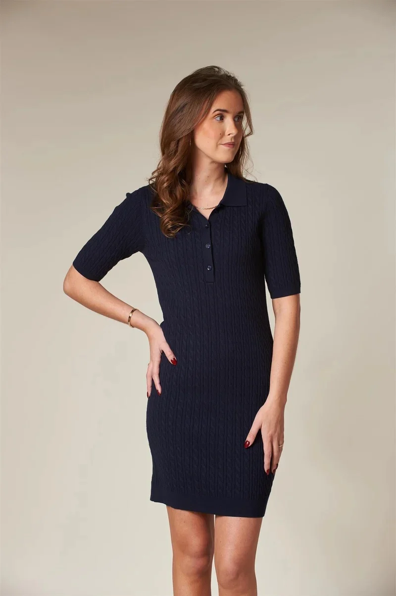 CLAIRE Cable  Dk Navy - Image 2
