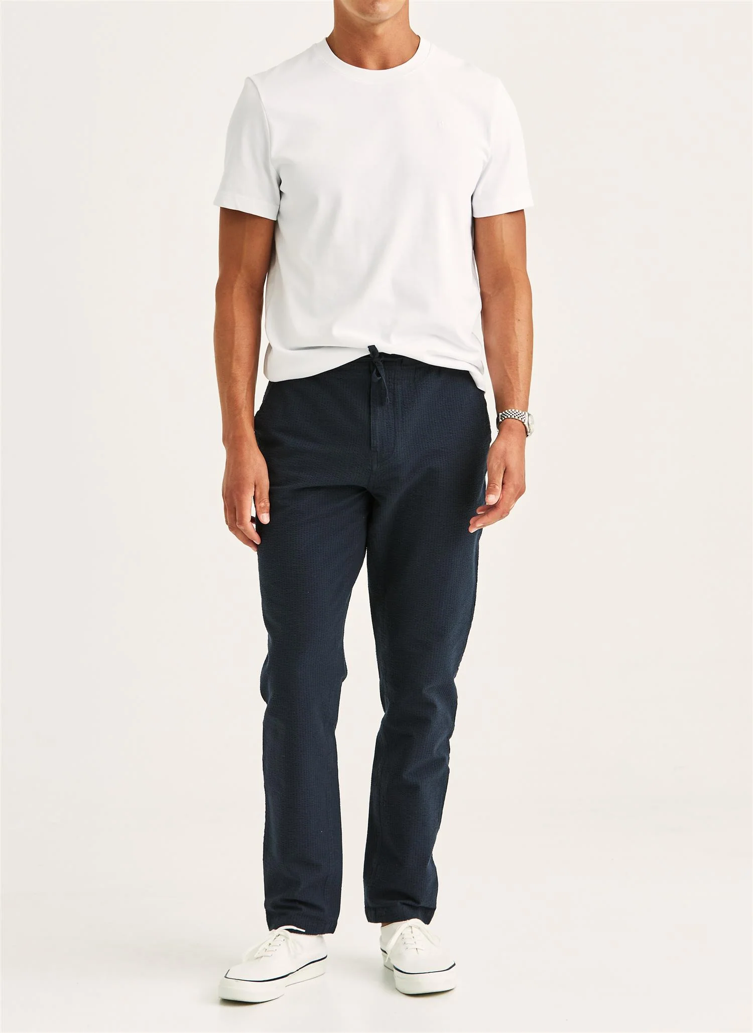 Fenix Seersucker Trouser Blue - Image 2