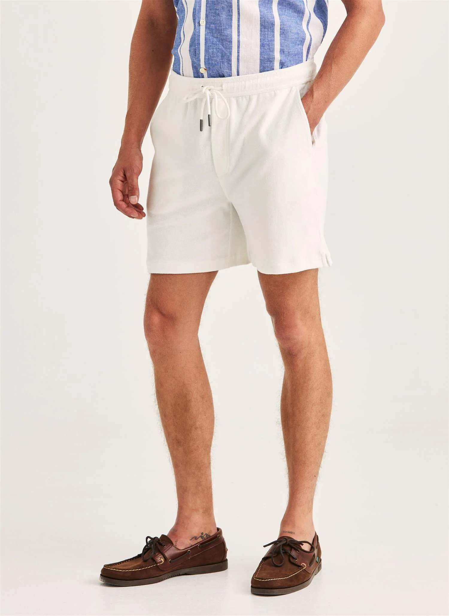 Delon Terry Shorts  Off White