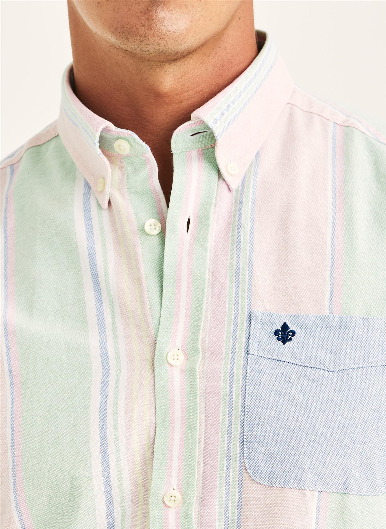 Morris Happy Oxford Shirt-Classic Fit  Pink - Image 4