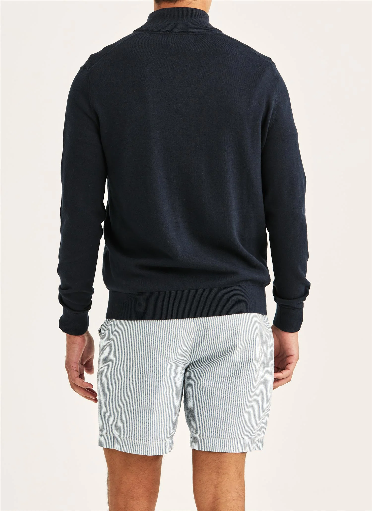Riley Half Zip  Old Blue - Image 3