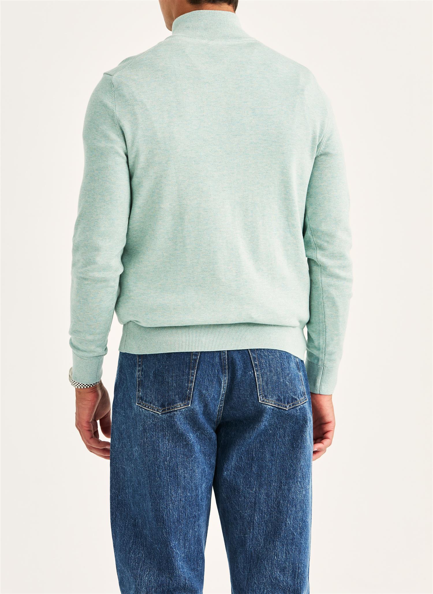 Riley Half Zip  Green - Image 4