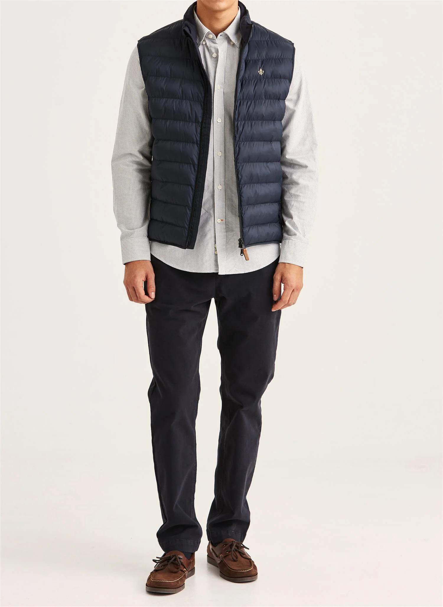 Norfolk Liner Vest Blue - Image 2