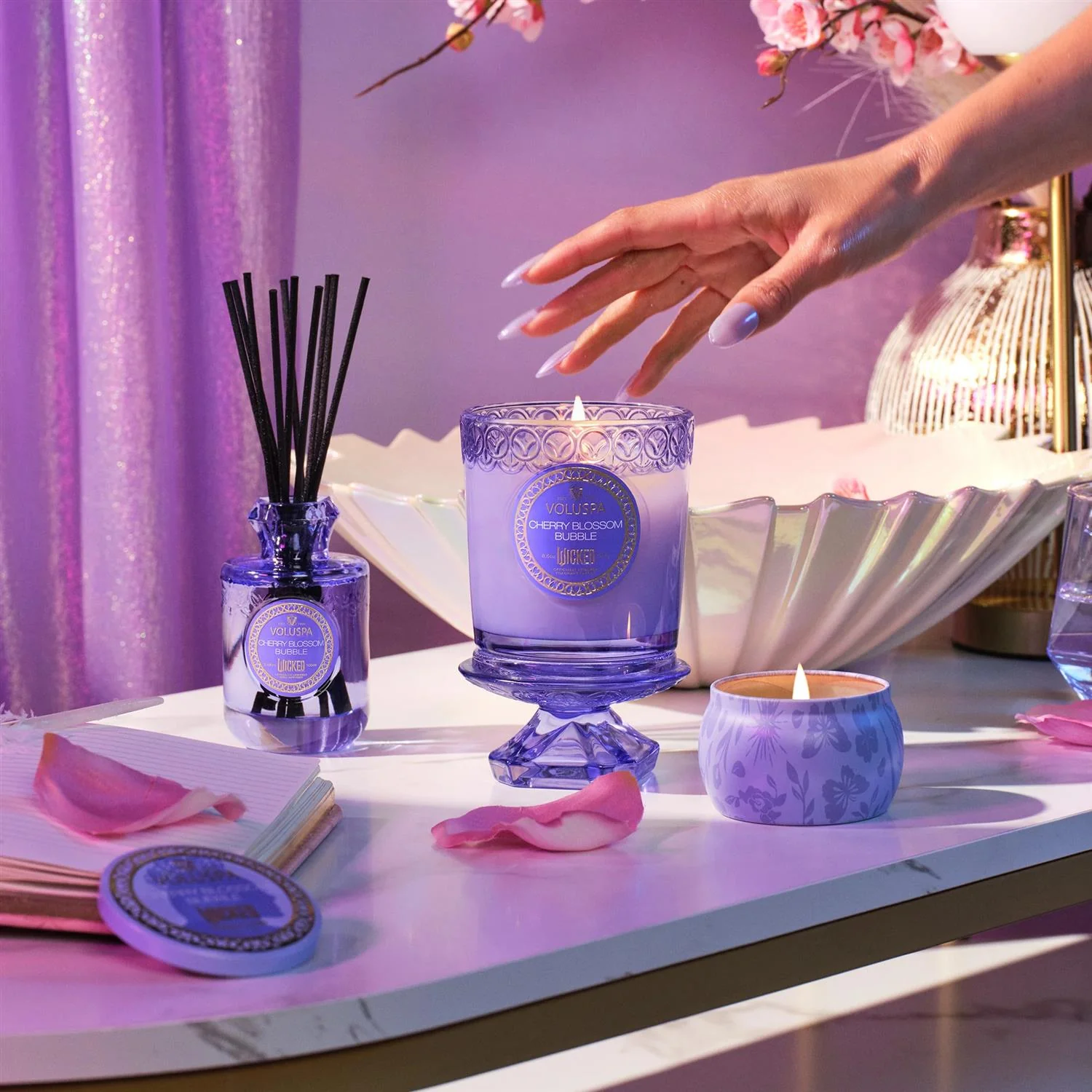Reed Diffuser 100ml Cherry Blossom Bubble - Image 3