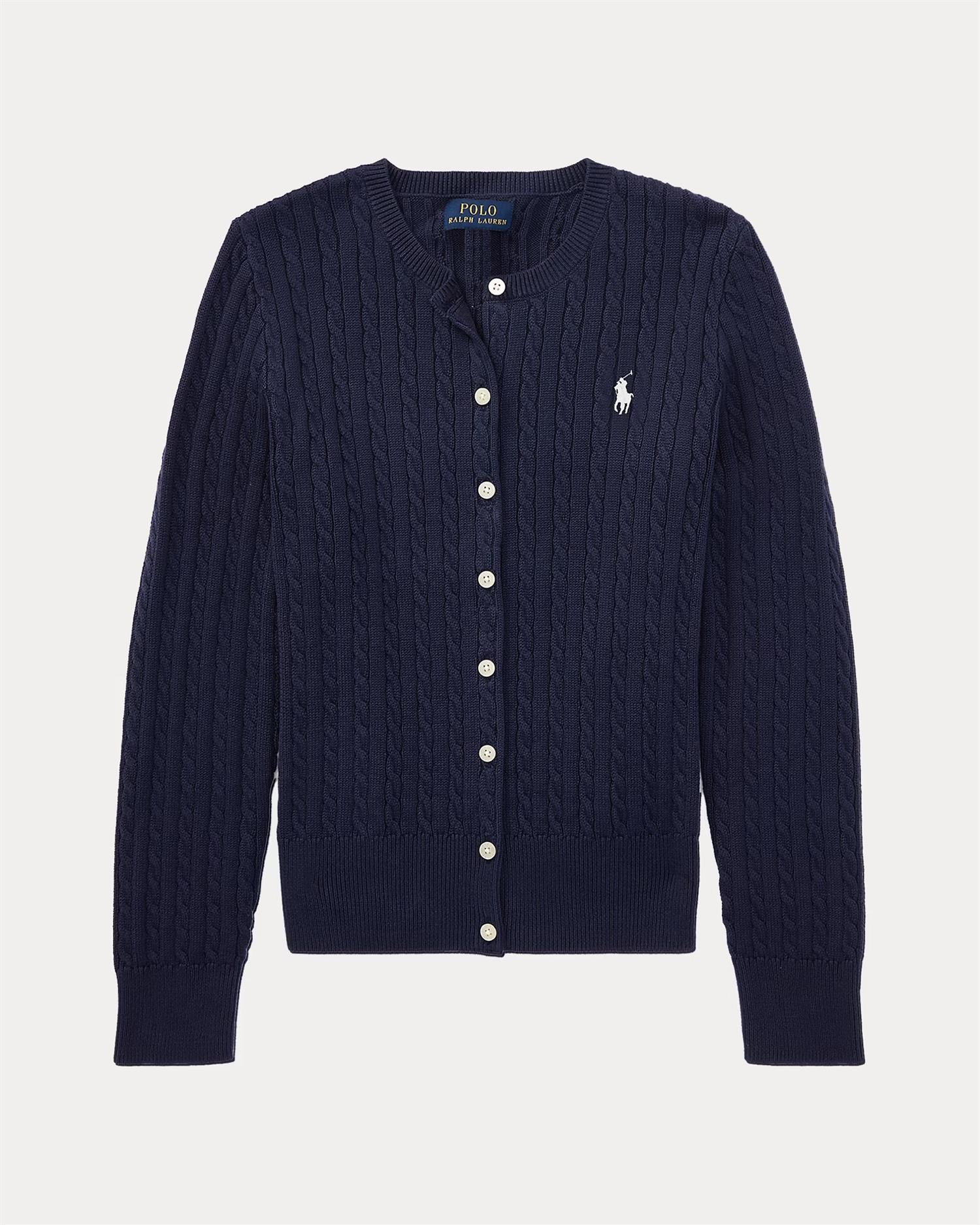 MINI CABLE-TOPS-SWEATER Hunter Nvy