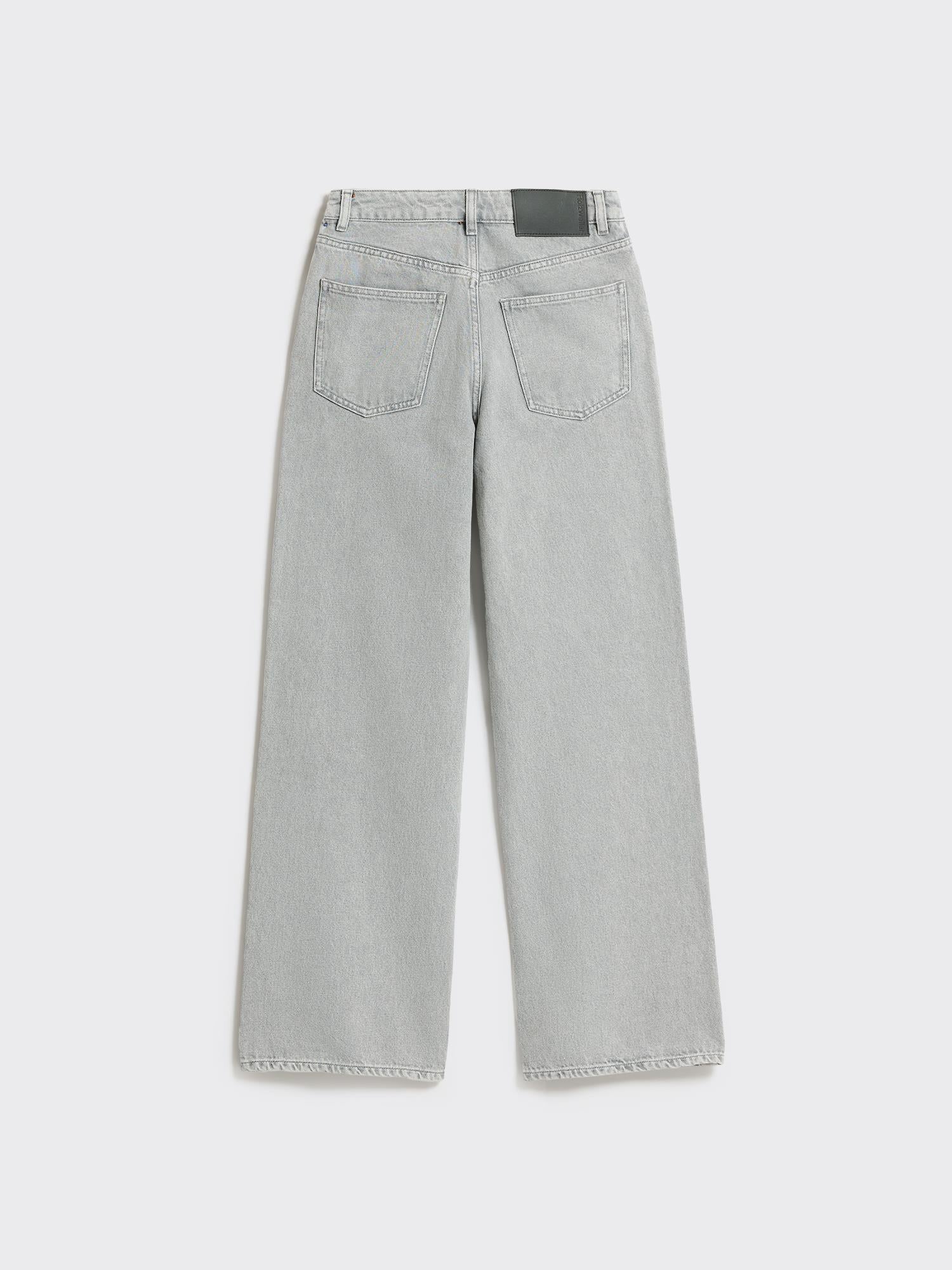 W Wide Jeans Lt. Grey - Image 4