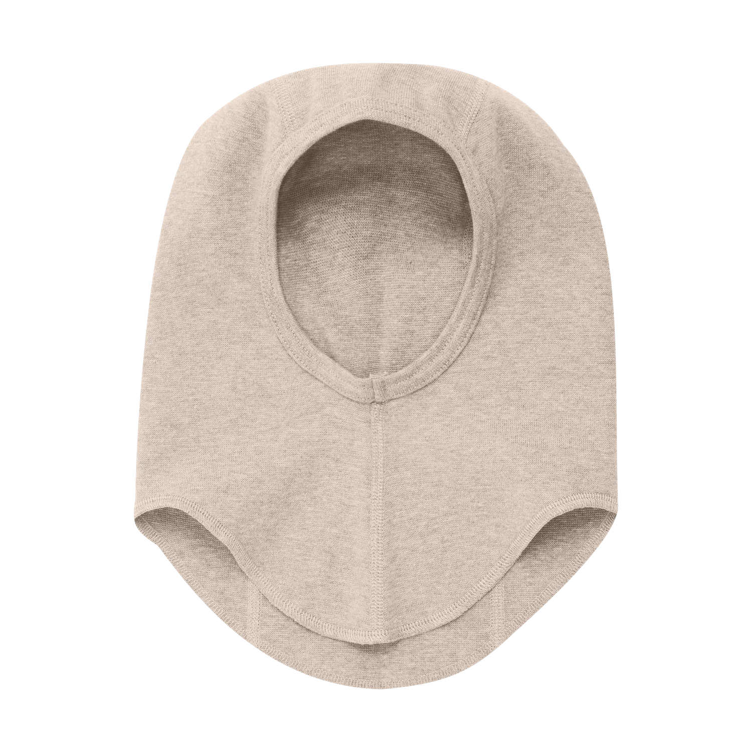 Balaclava Cotton Rib Camel Melange - Image 2